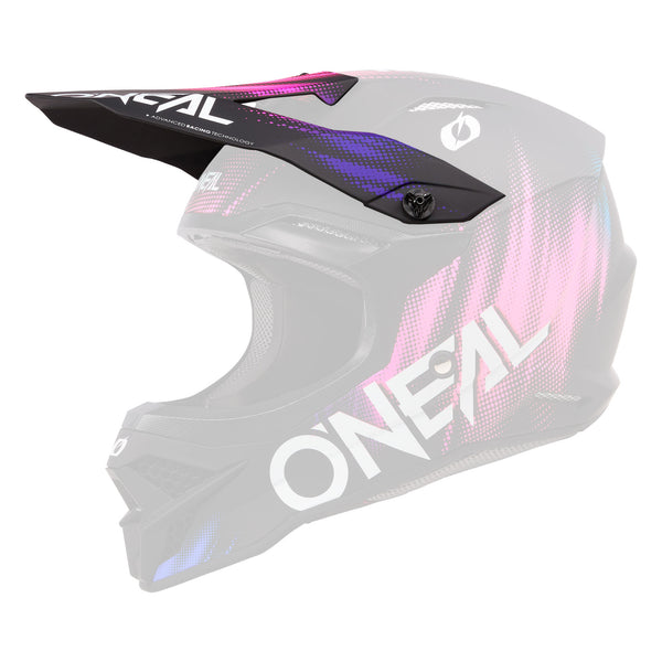 Replacement 3 SRS Voltage Black/Pink Helmet Visor