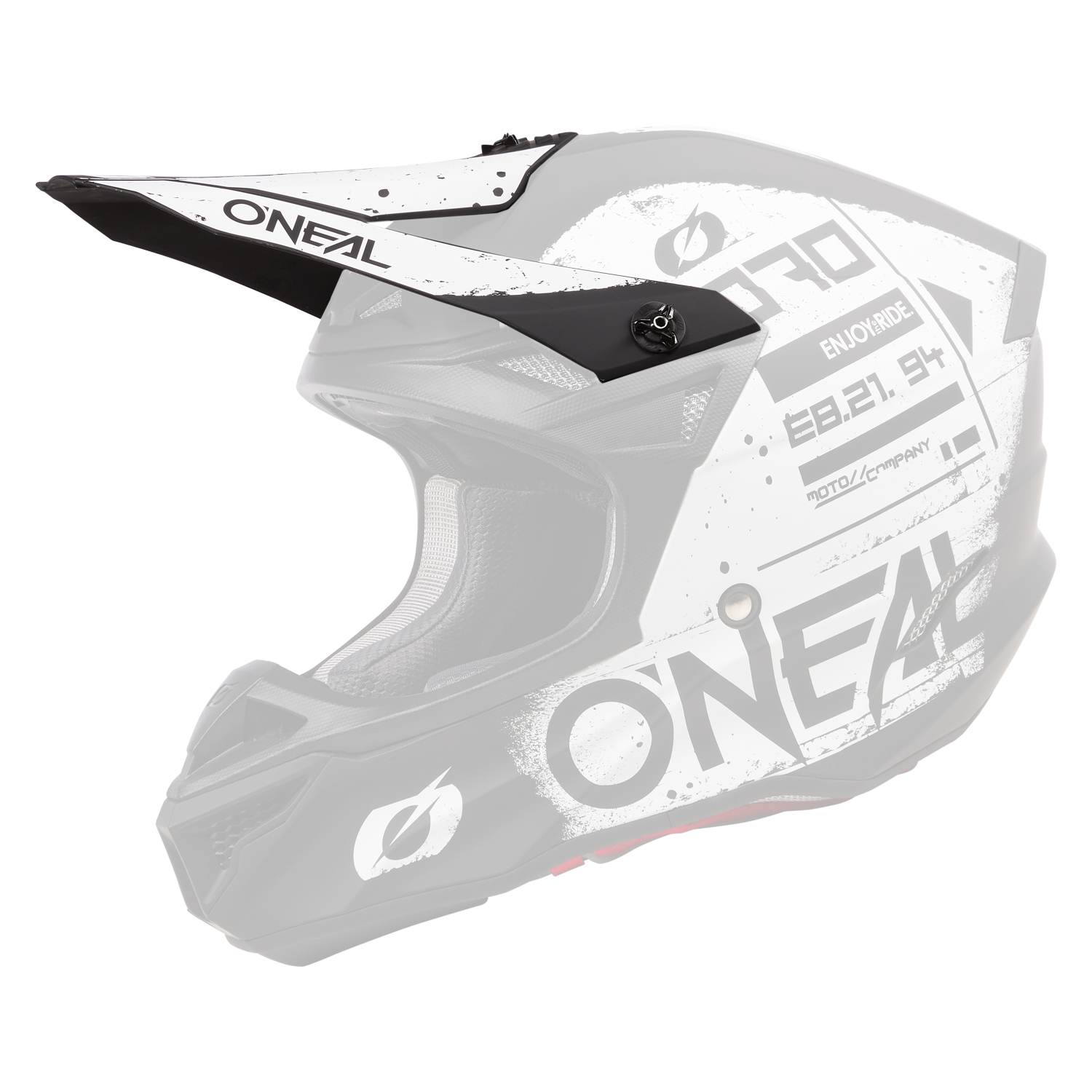 O'Neal Replacement 5 SRS Scarz Black/White Helmet Visor