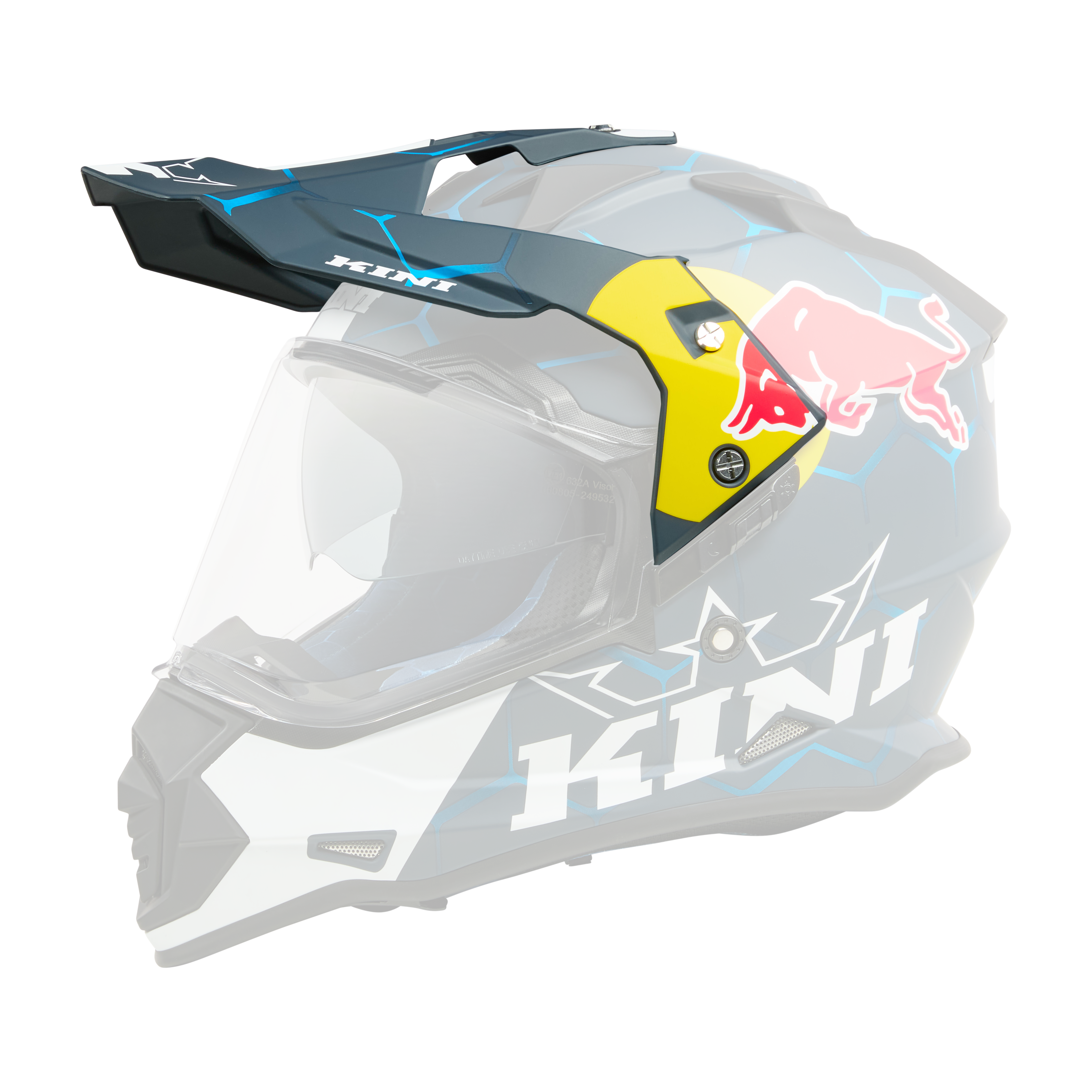 O'Neal KINI REDBULL ADV 1.0 BLUE/WHITE - Replacement Visor