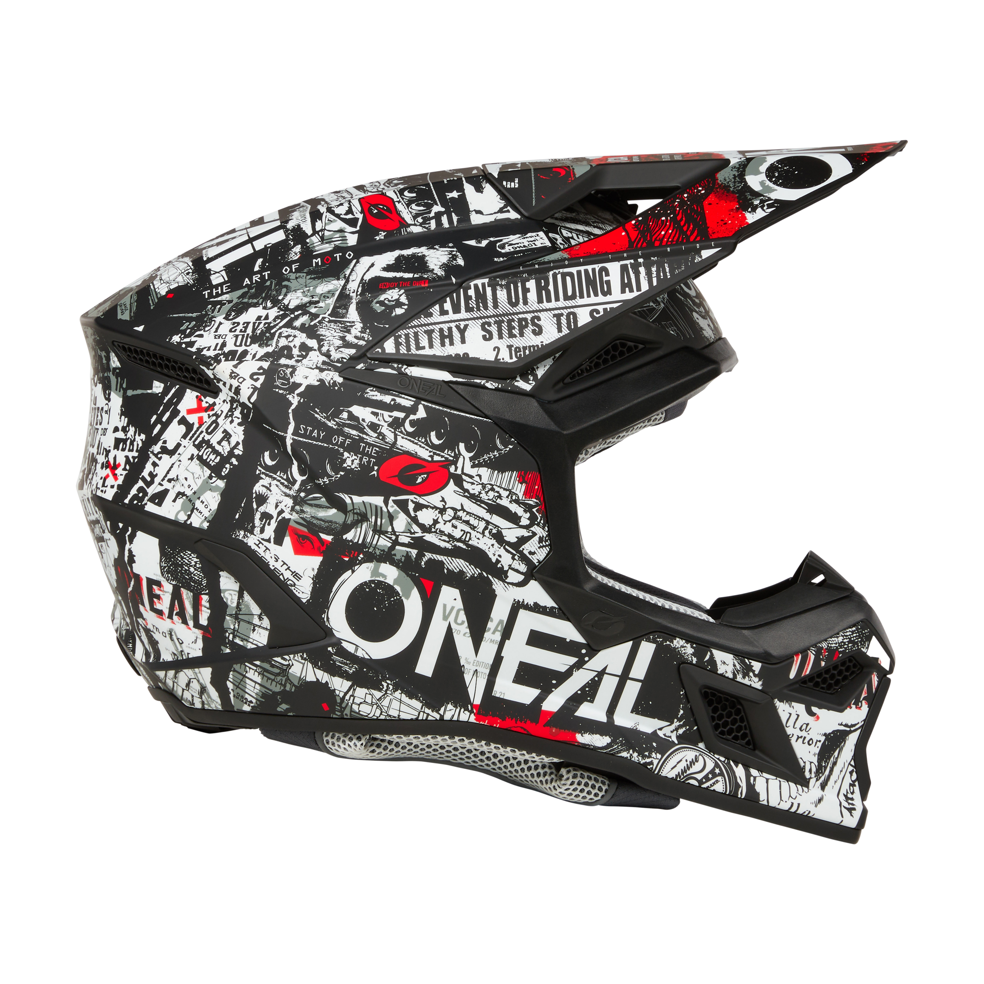 O'Neal 3 SRS Attack Black / White