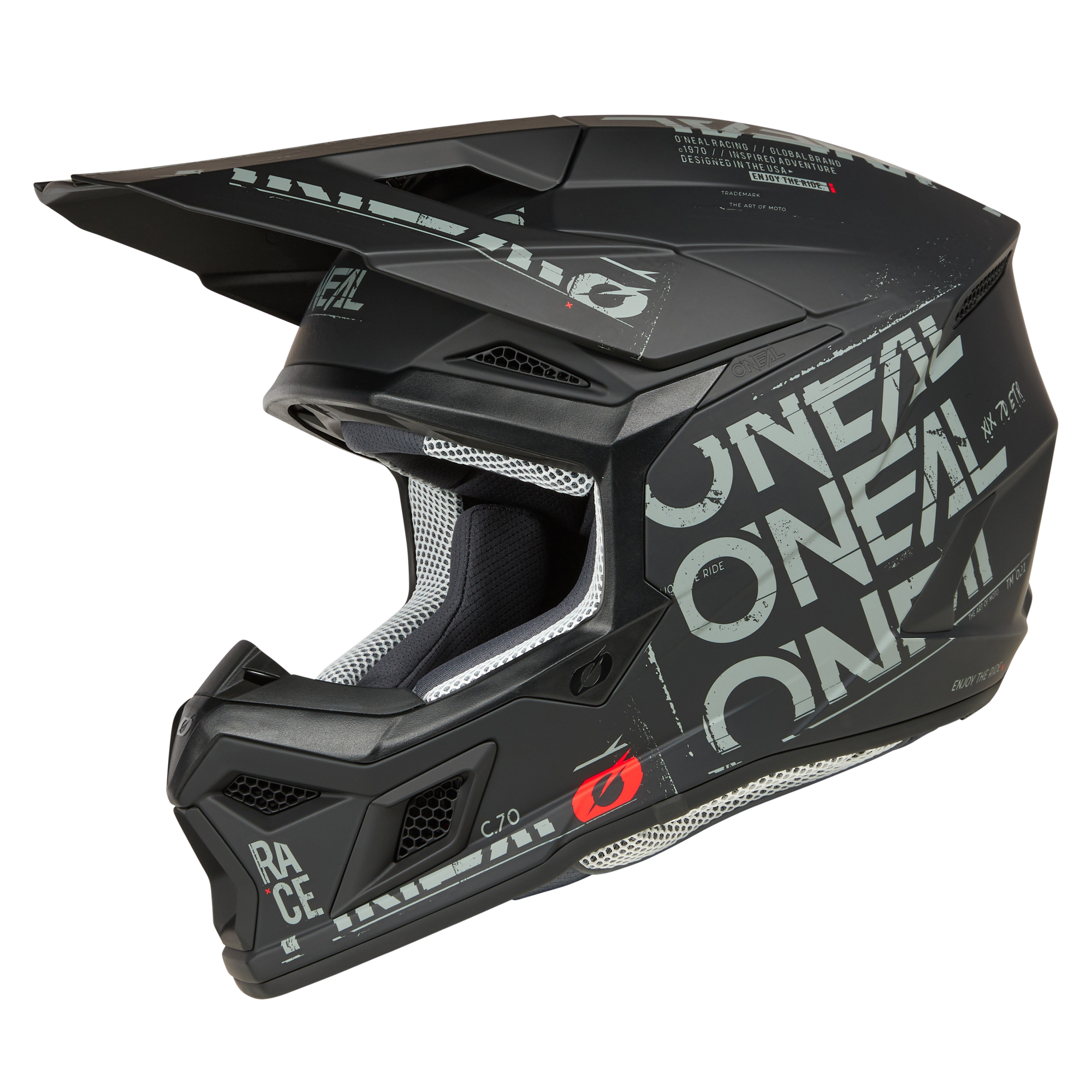 O'Neal 3 SRS Static Black / Gray