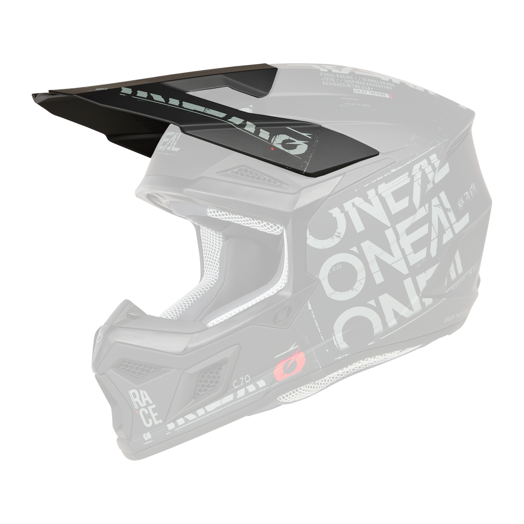 O'Neal Replacement 3 SRS Static Black/Gray Visor