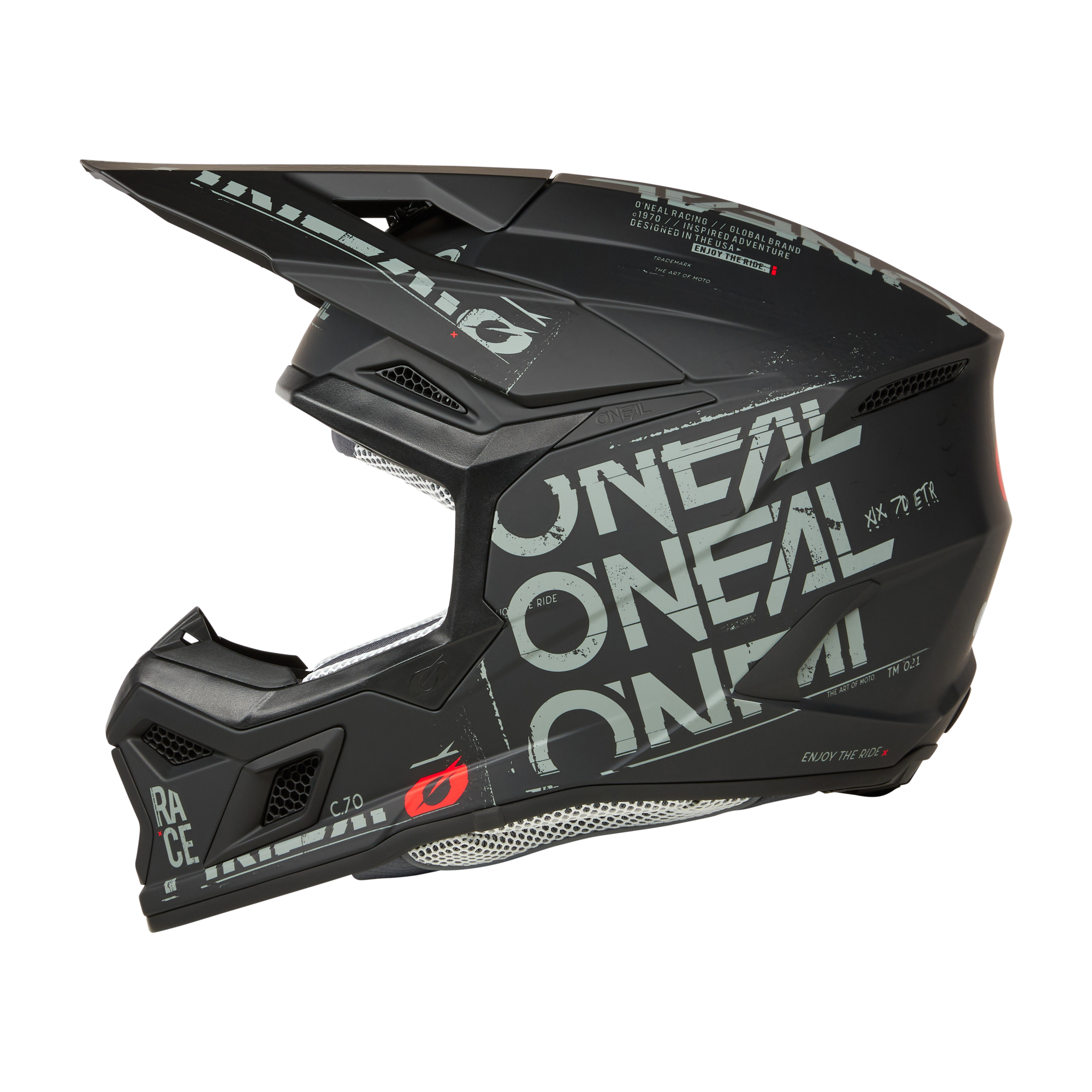 O'Neal 3 SRS Static Black / Gray