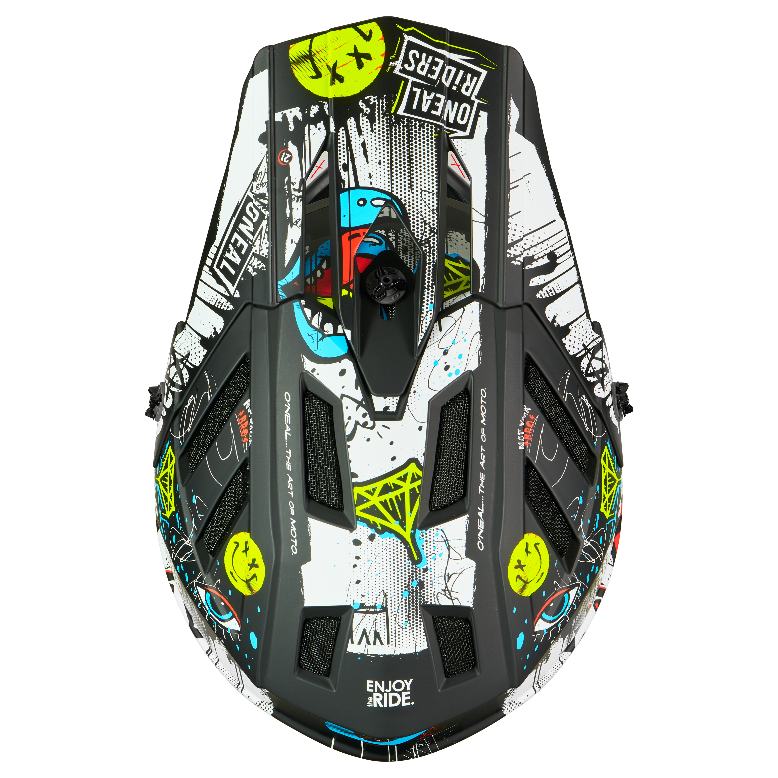 O'Neal Backflip Helmet Rancid Black / White