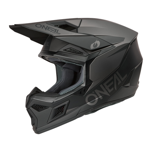 3 SRS Helmet Solid Black/Gray M