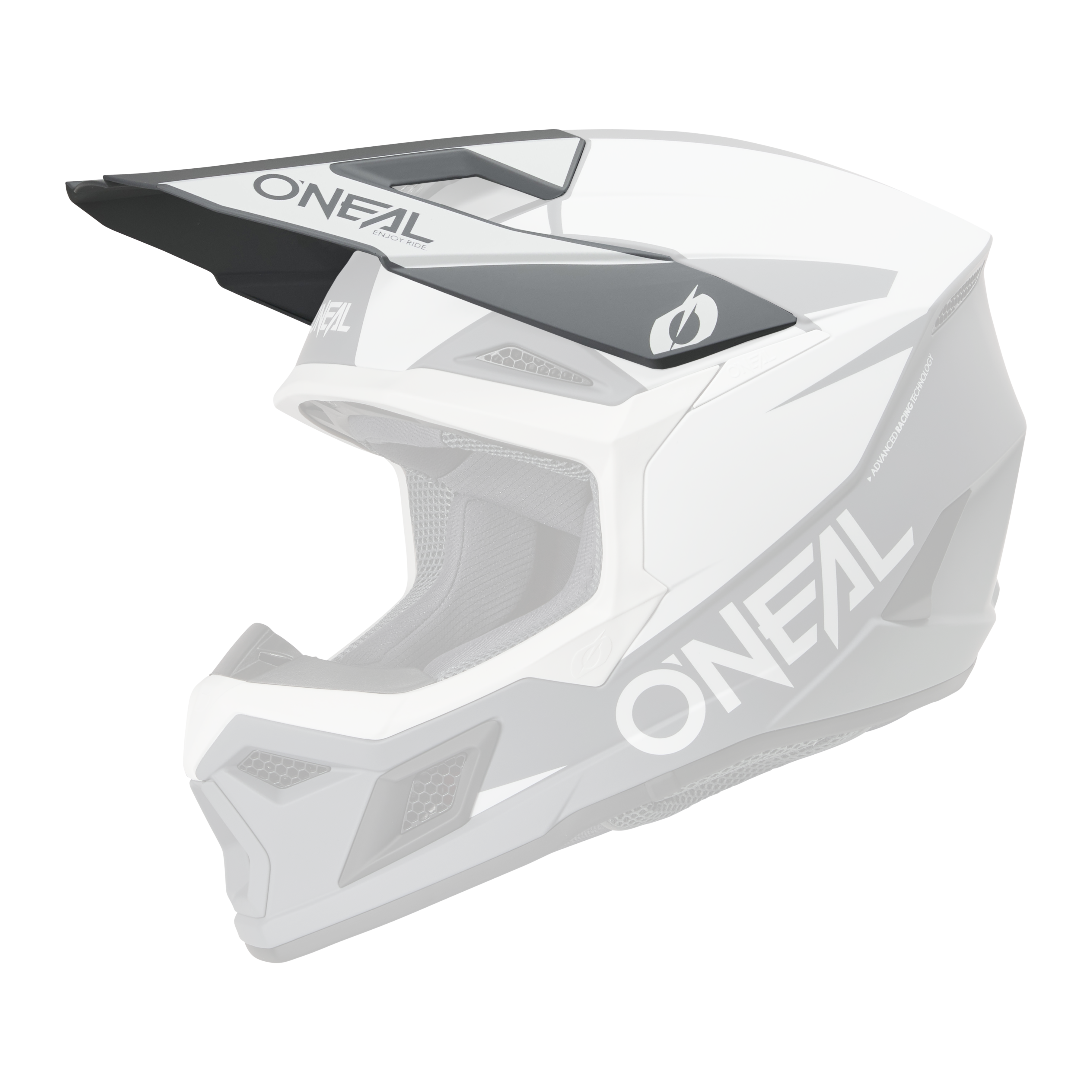 O'Neal Replacement 3 SRS Solid White/Black