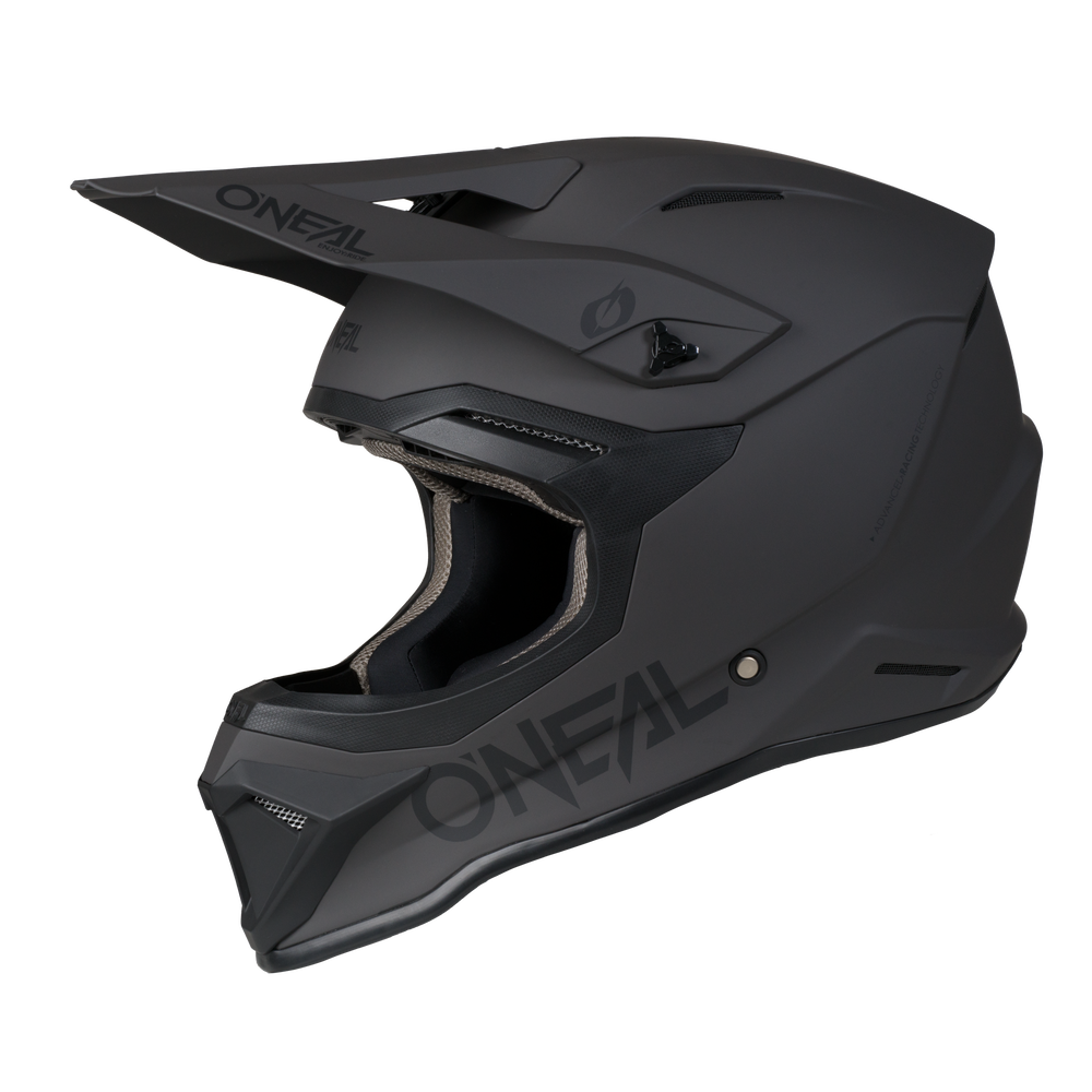 O'Neal 4 SRS Helmet Solid Gray / Black