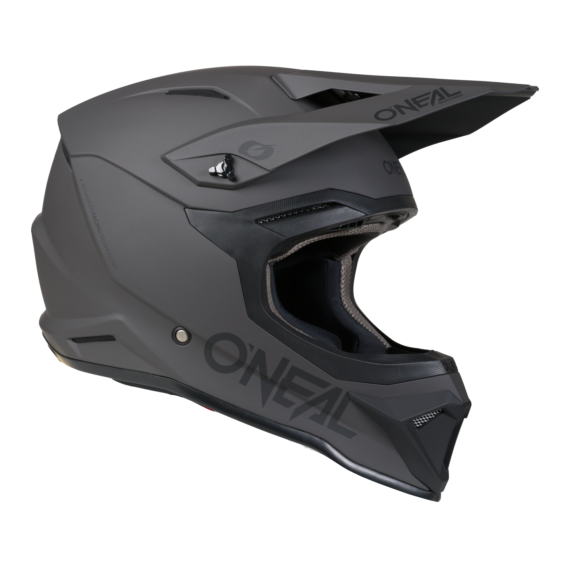 O'Neal 4 SRS Helmet Solid Gray / Black