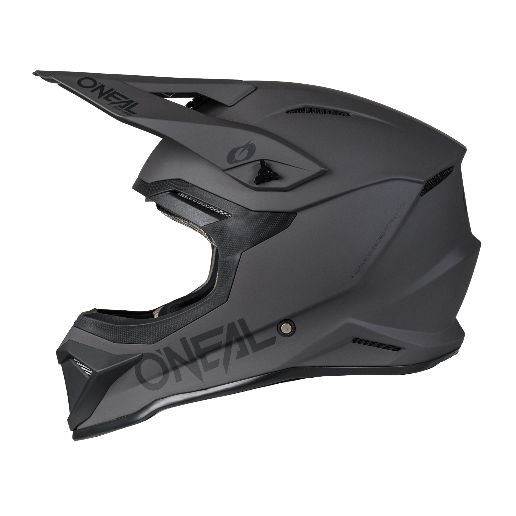 O'Neal 4 SRS Helmet Solid Gray / Black