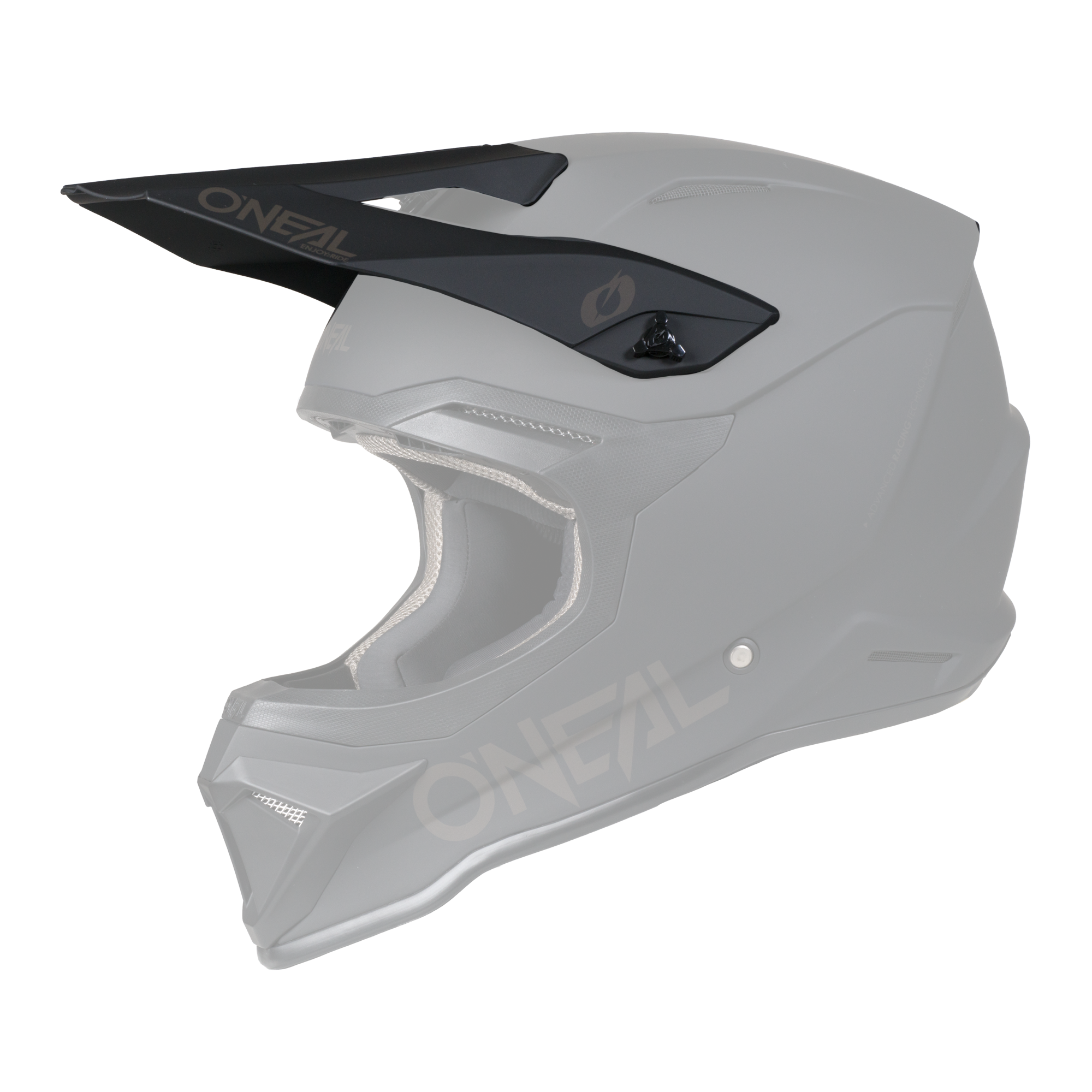 O'Neal Replacement 4 SRS Solid Black/GrayHelmet Visor