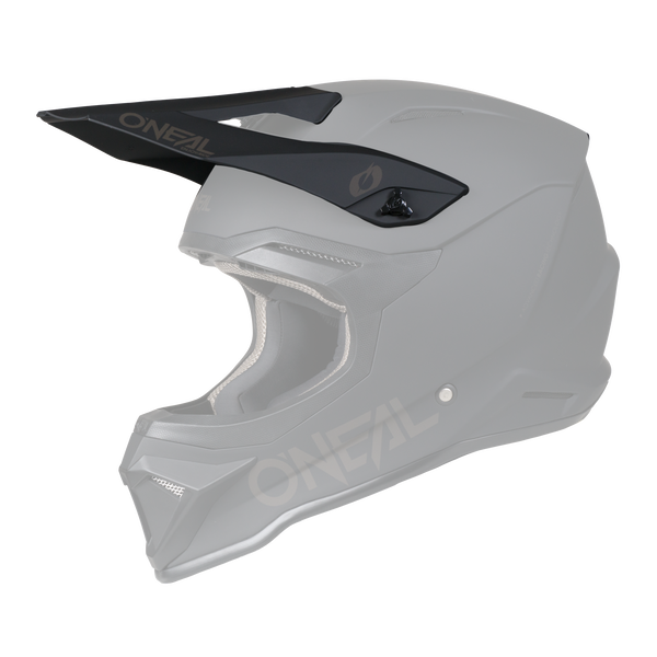 Replacement 4 SRS Solid Black/GrayHelmet Visor