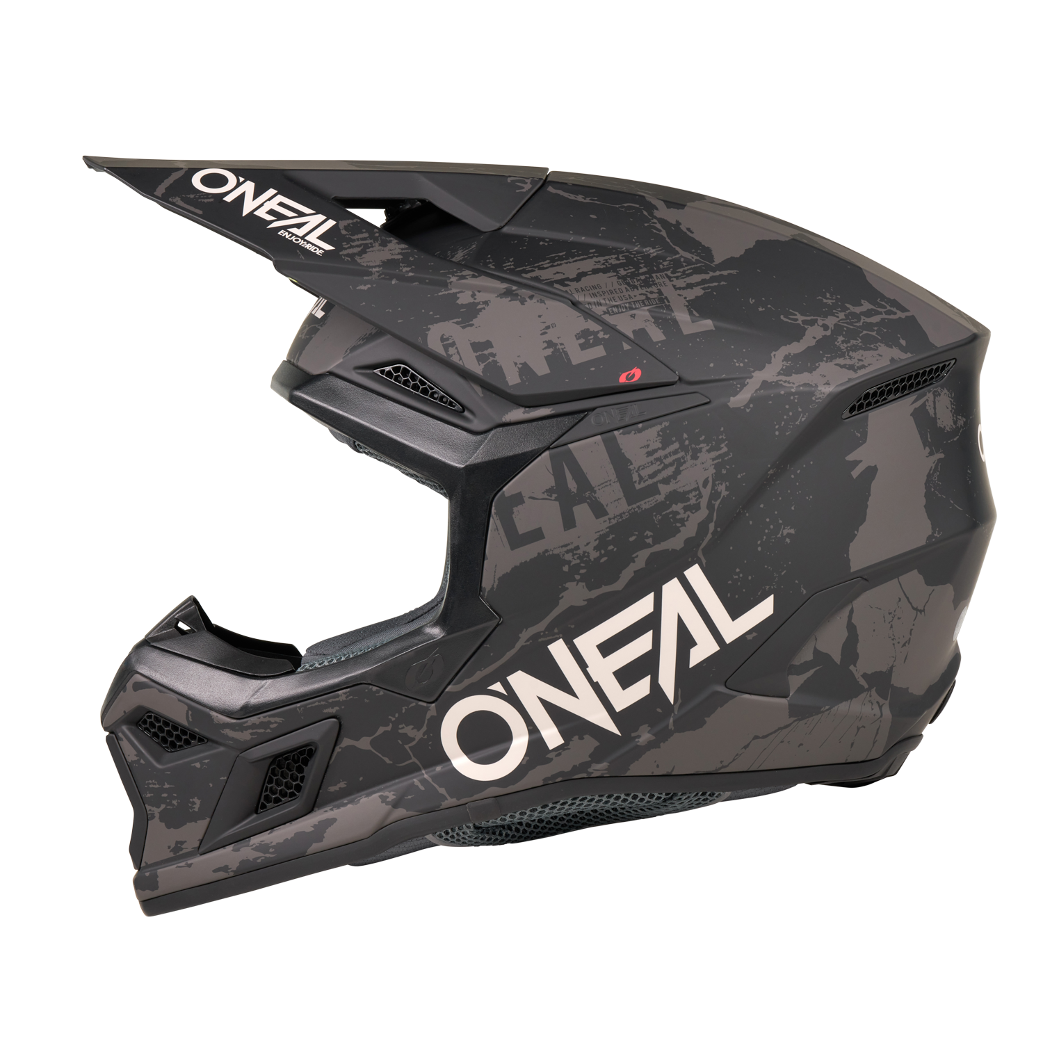 O'Neal 3 SRS Acid Helmet Black/Gray