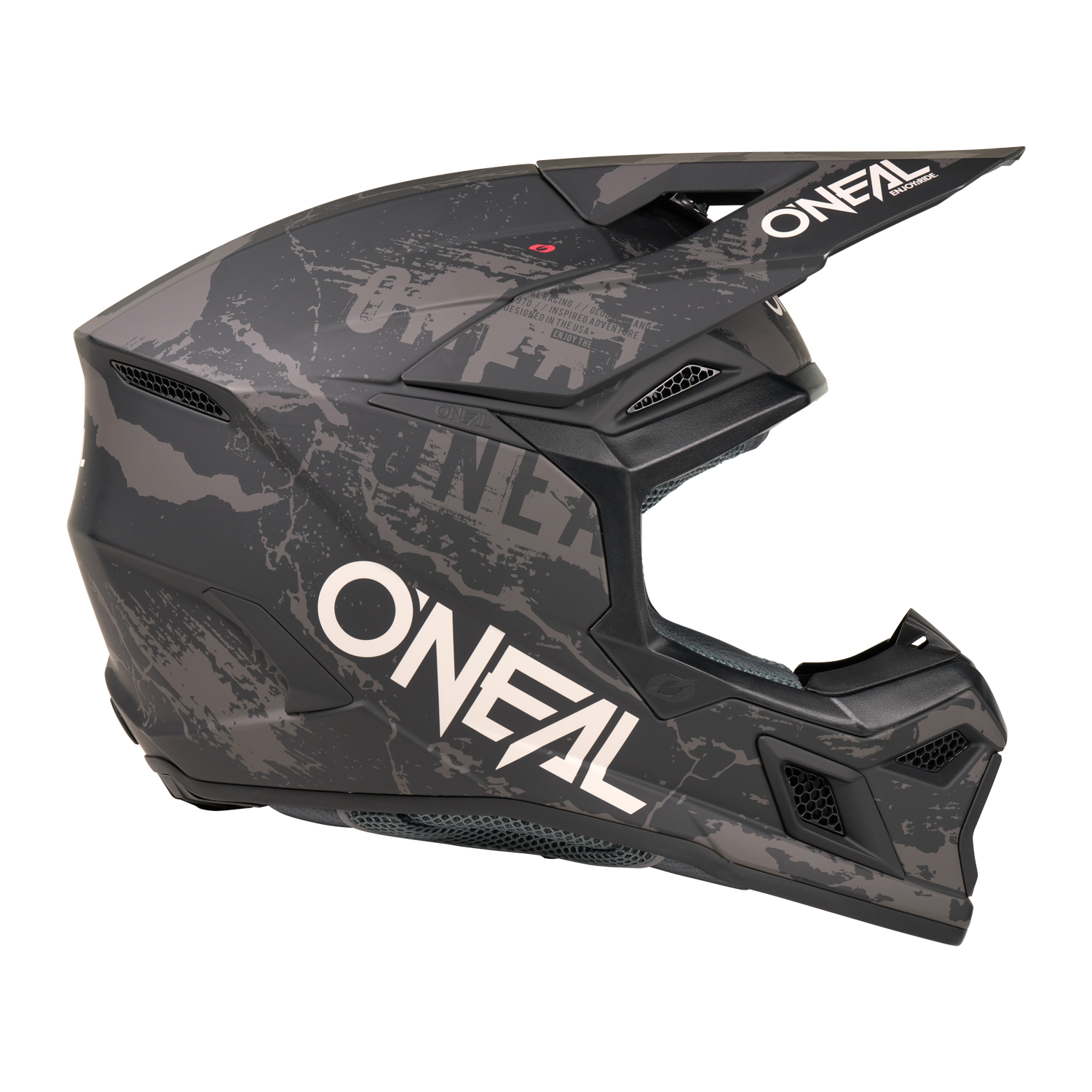 O'Neal 3 SRS Acid Helmet Black/Gray