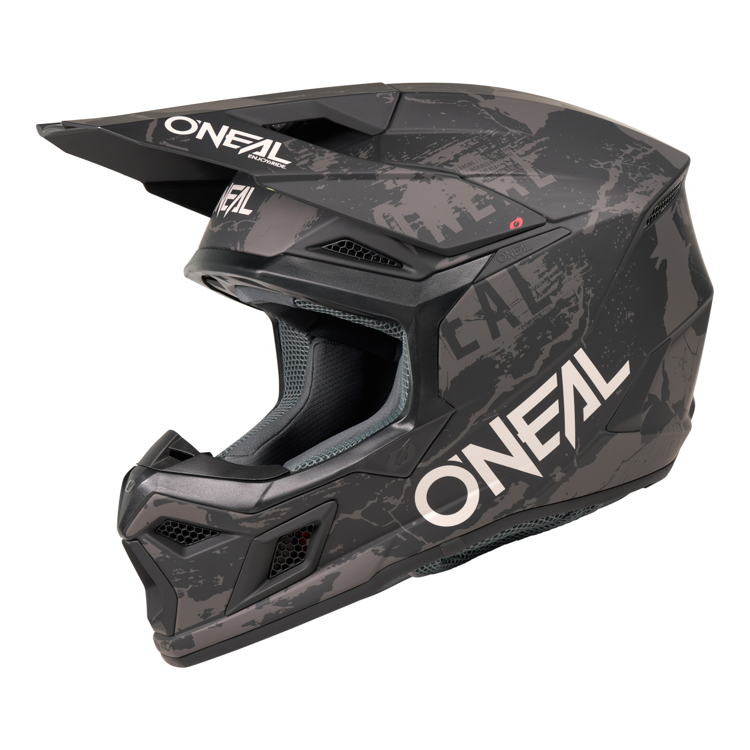 O'Neal 3 SRS Acid Helmet Black/Gray