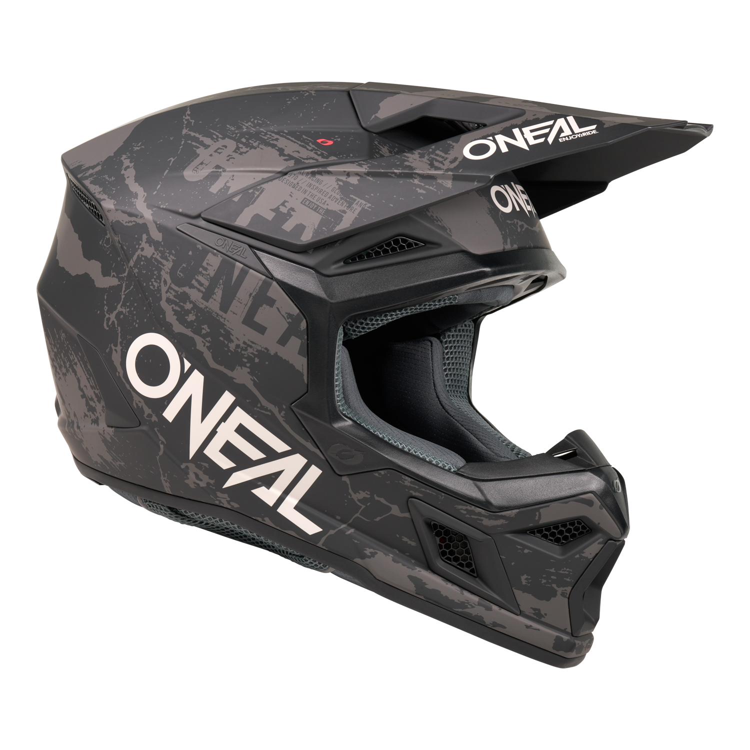 O'Neal 3 SRS Acid Helmet Black/Gray