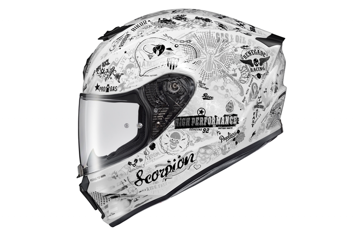 EXO-R330 FULL FACE HELMET SHAKE 2 WHITE
