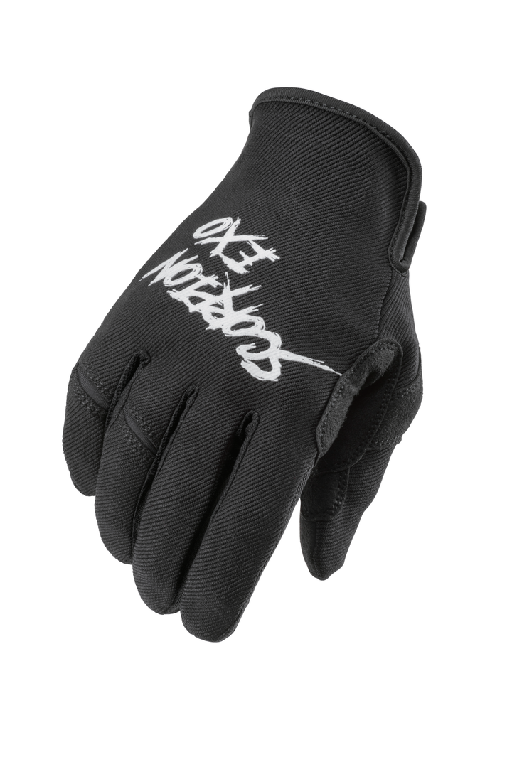 AIR-STRETCH GLOVES GRIND BLACK/WHITE