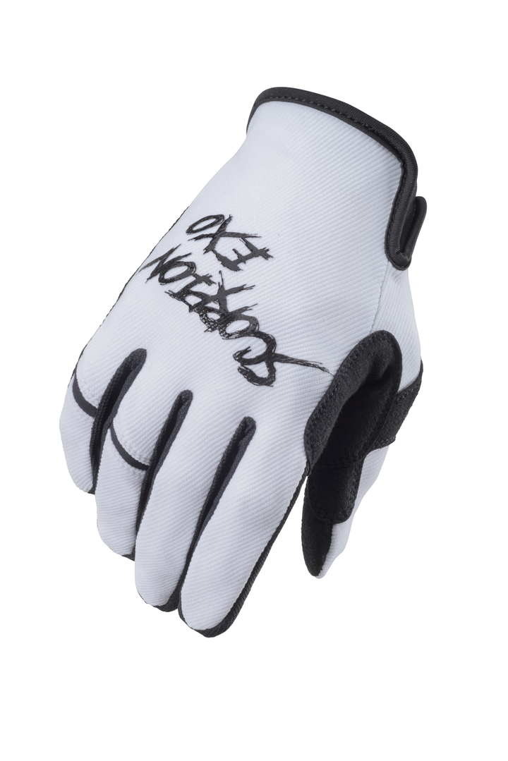 AIR-STRETCH GLOVES GRIND WHITE/BLACK