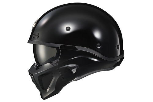 COVERT X OPEN-FACE HELMET GLOSS BLACK M