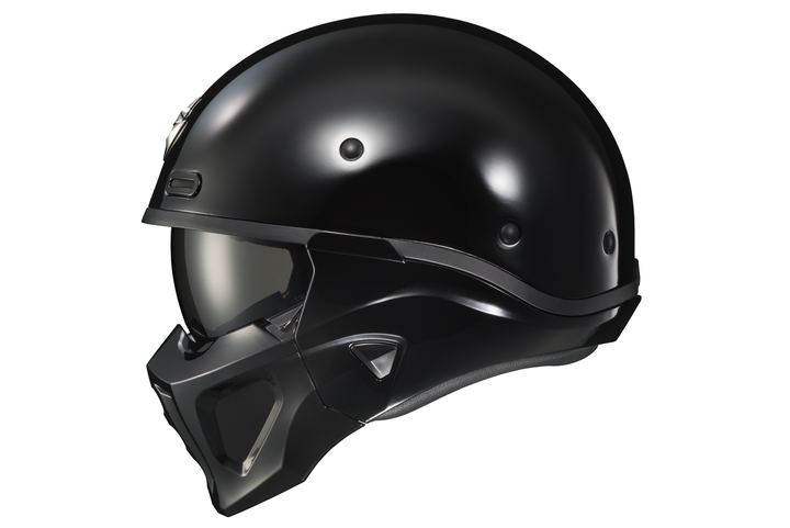 COVERT X OPEN-FACE HELMET GLOSS BLACK