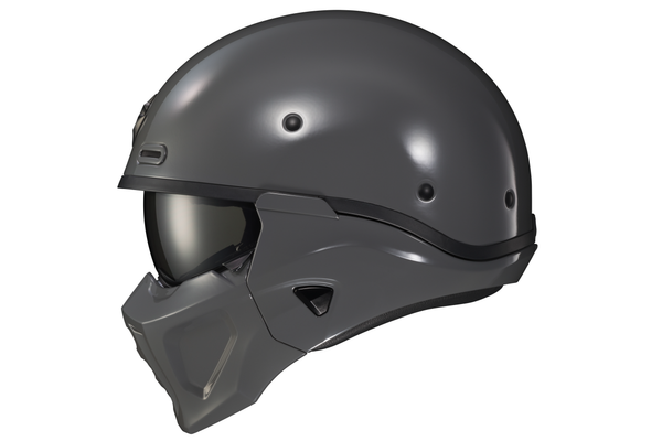 COVERT X OPEN-FACE HELMET CEMENT GREY