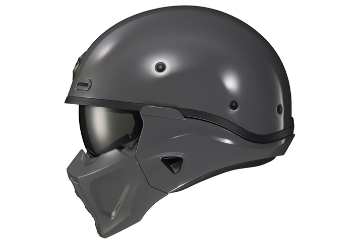 COVERT X OPEN-FACE HELMET CEMENT GREY