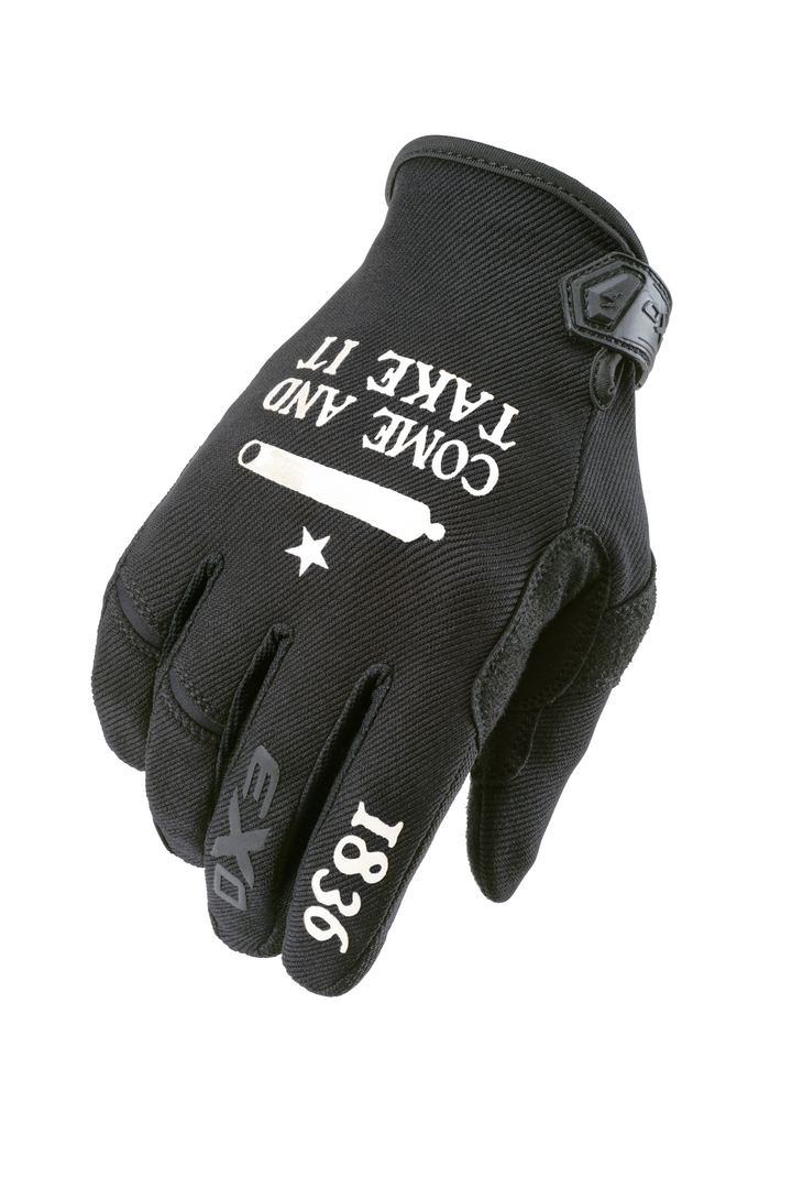MOTO-FLEX GLOVES LONE STAR BLACK