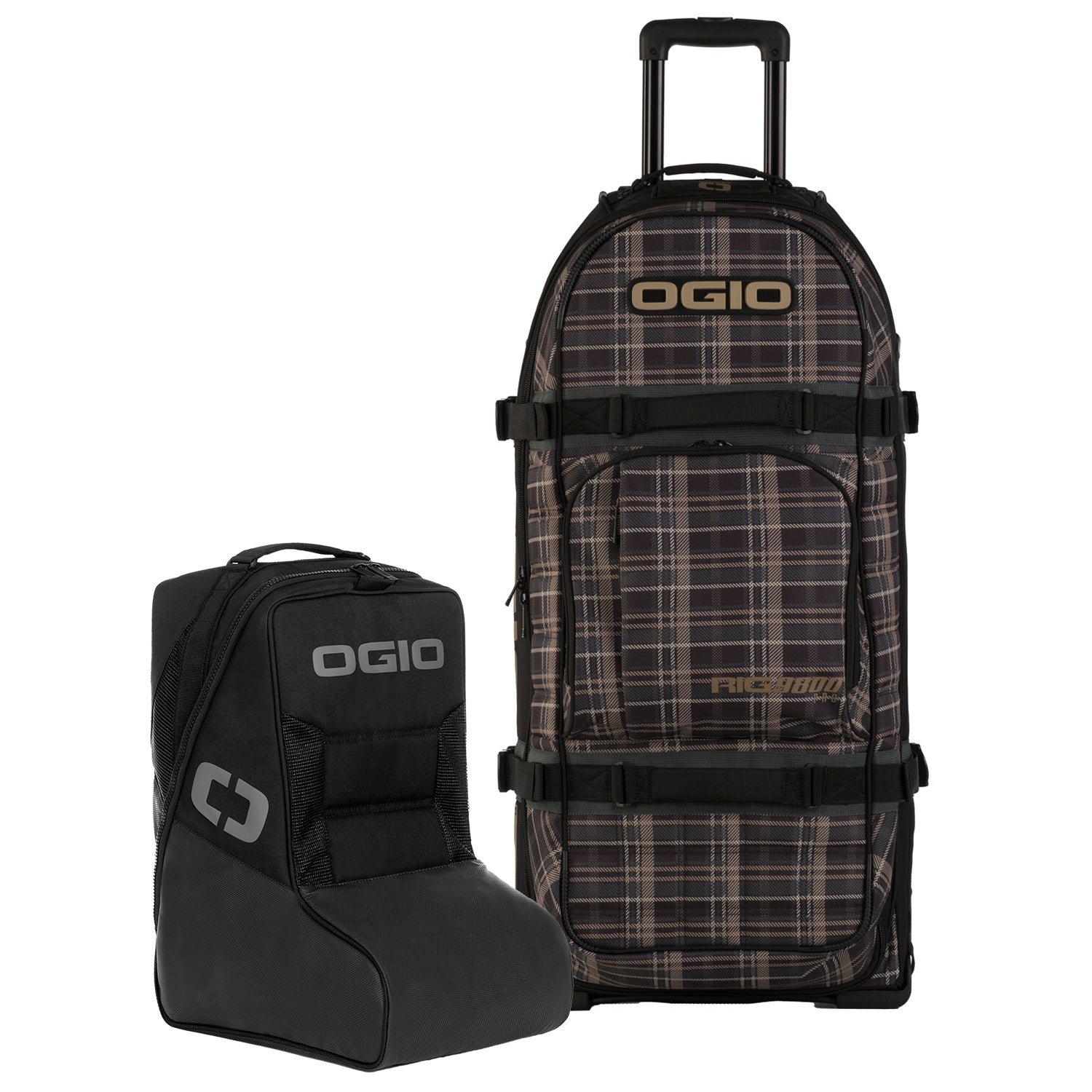 OGIO RIG 9800 PRO - PLAIDLEY TAN/BLACK
