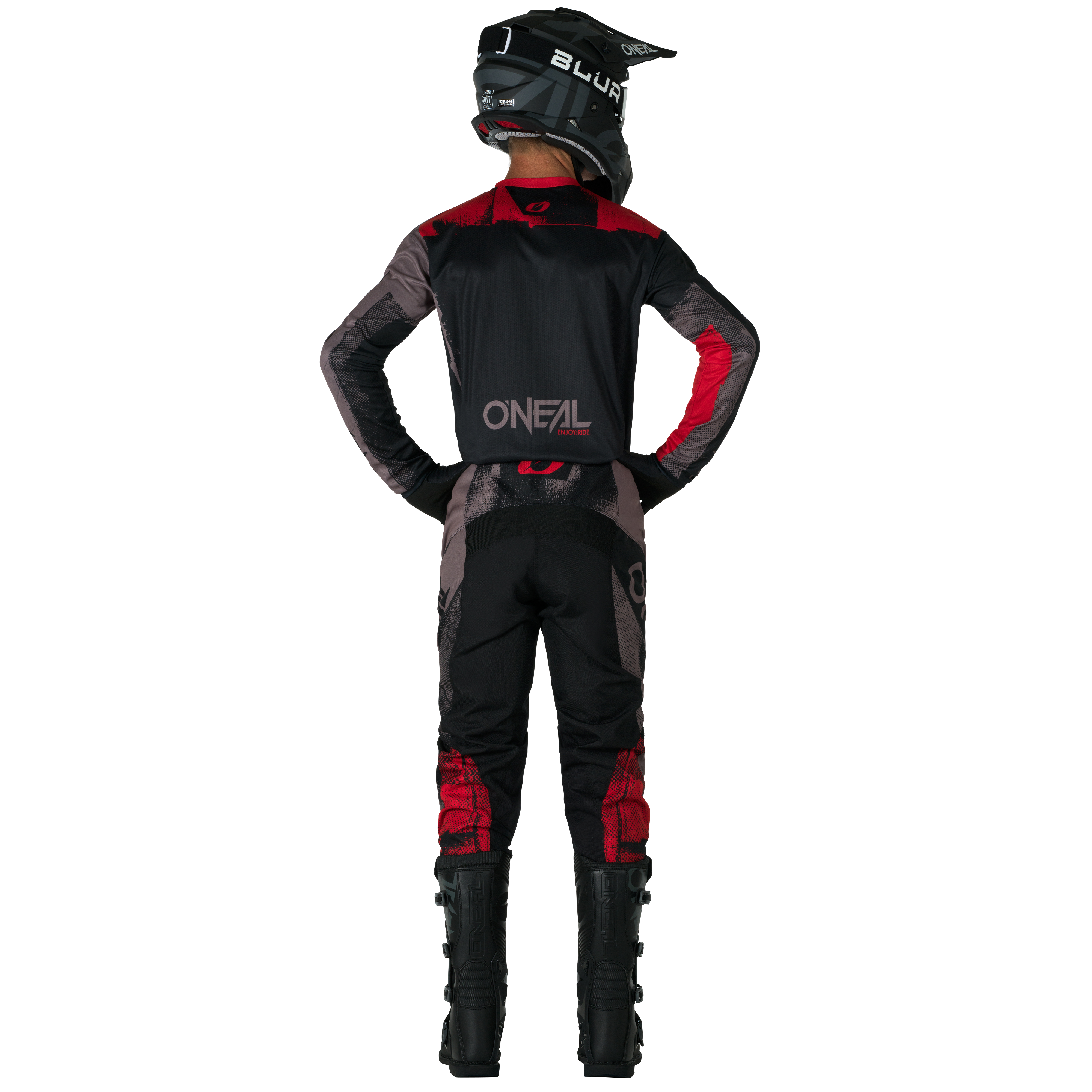 O'NEAL Element Roller Pants Gray/Red