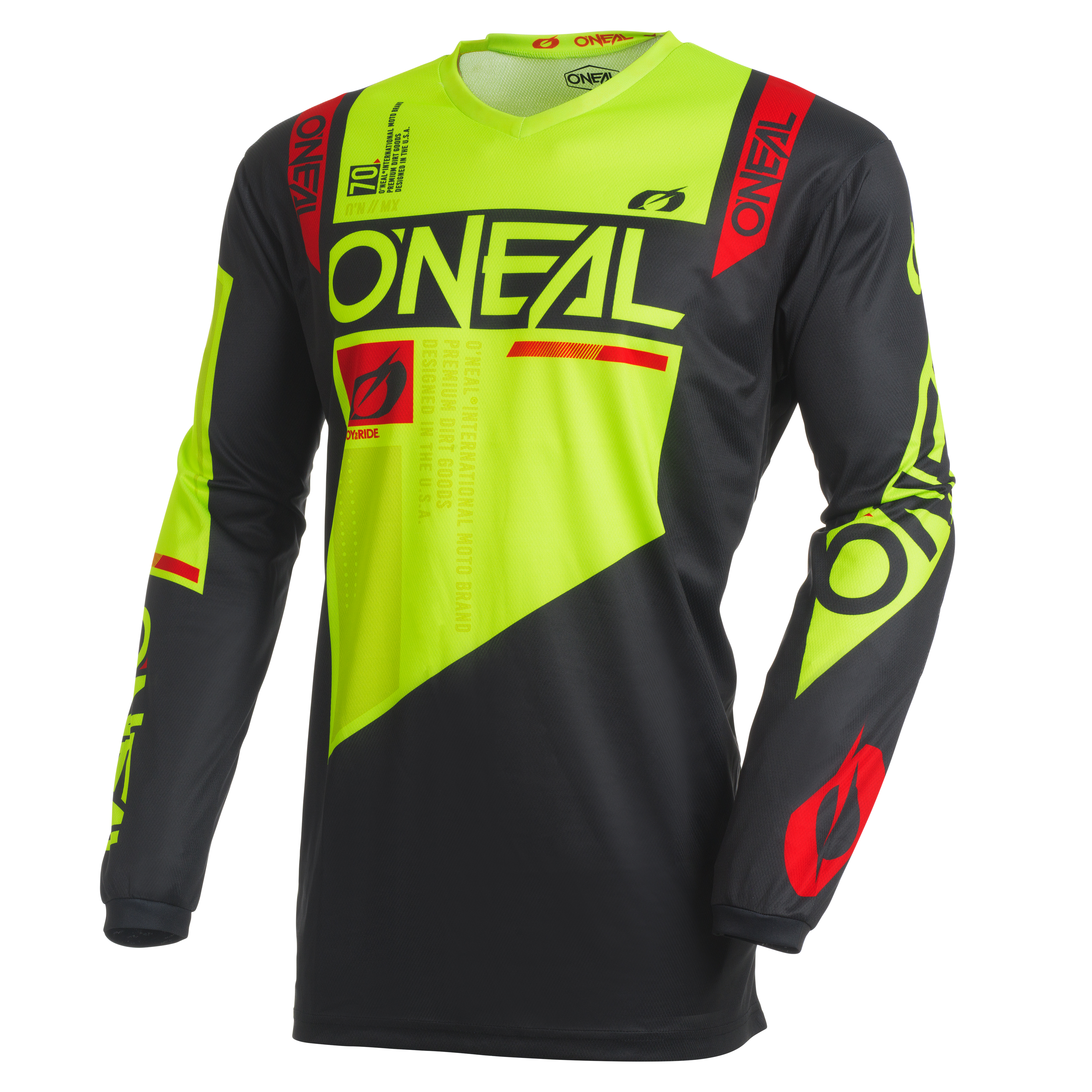 O'NEAL Youth Element Factor Jersey Black/Neon