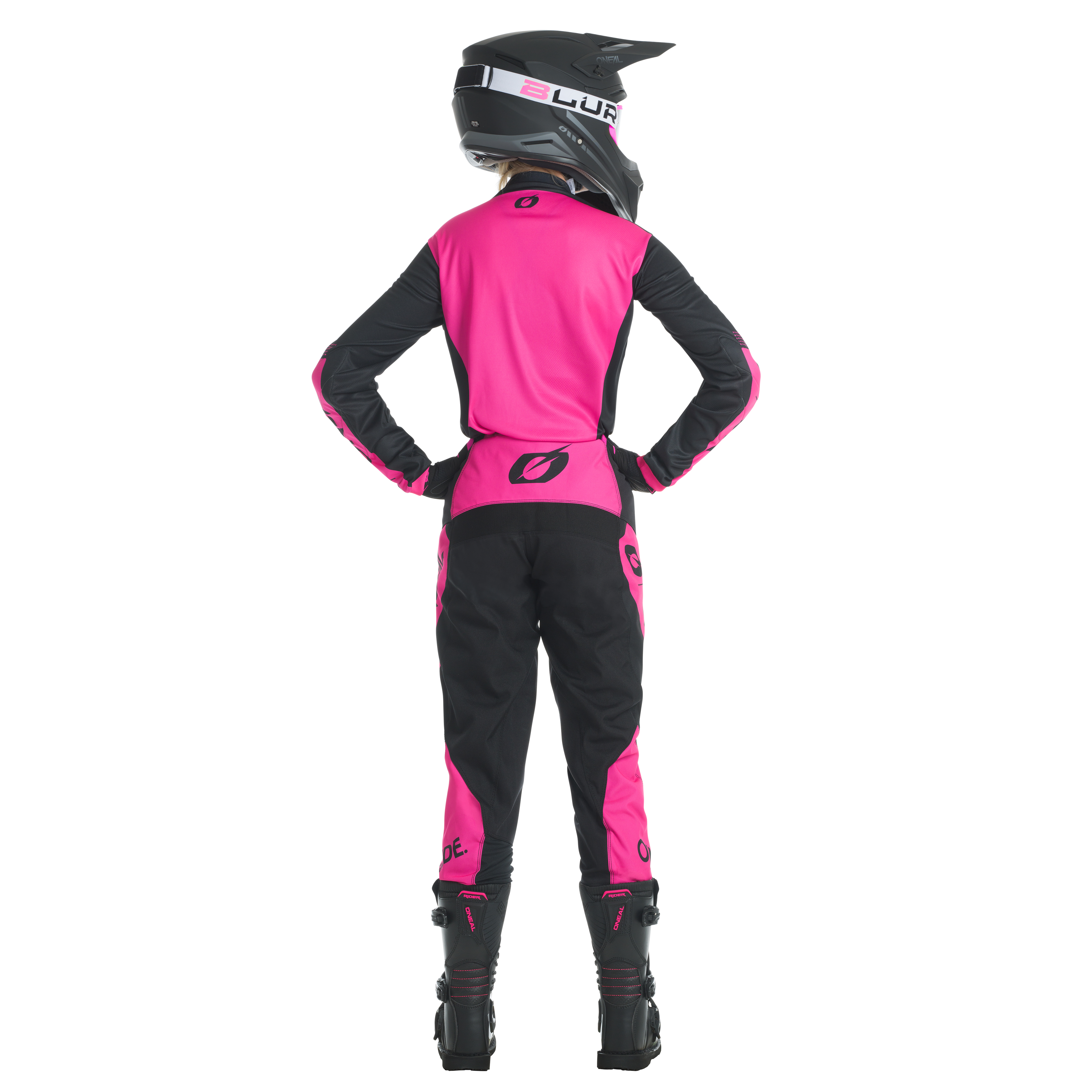 O'NEAL Women's Element Racewear Jersey Black/Pink
