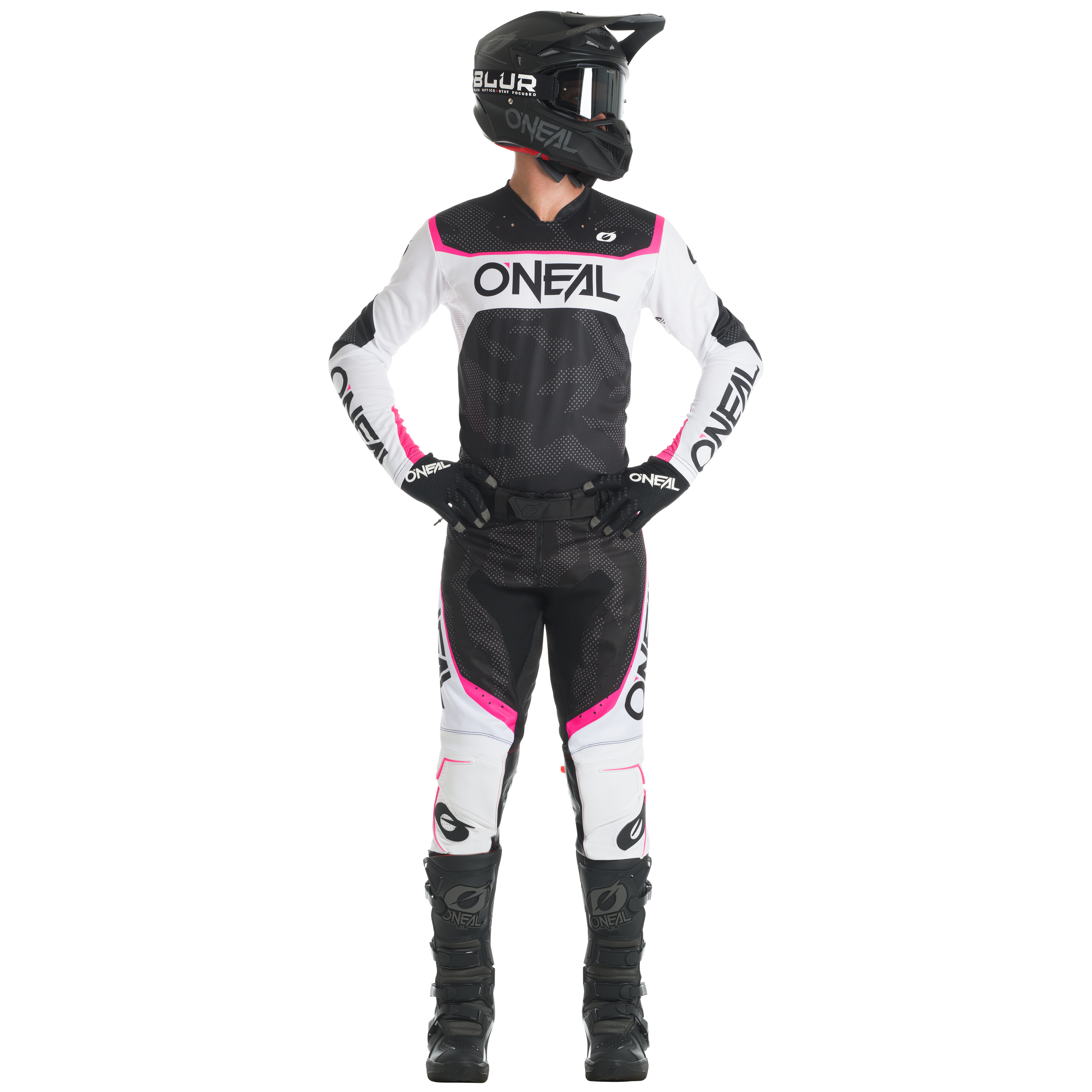 O'Neal Hardwear Camo Pants Black/White