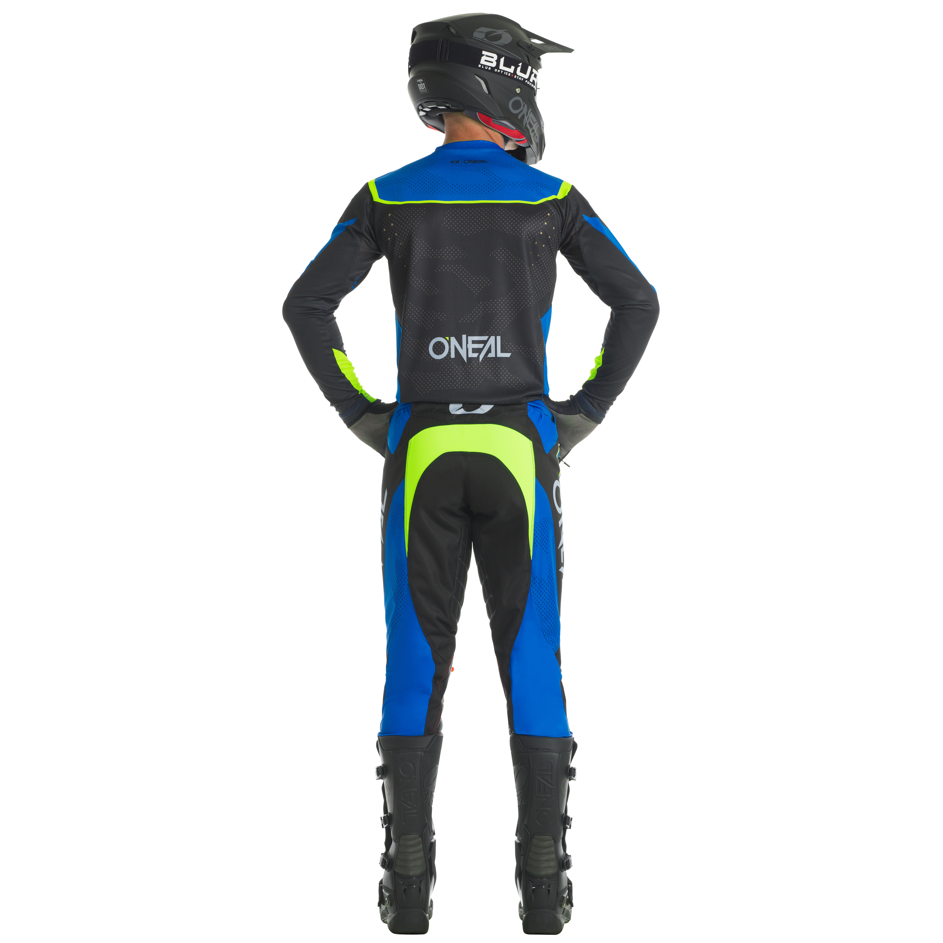 O'Neal Hardwear Camo Pants Blue/Black