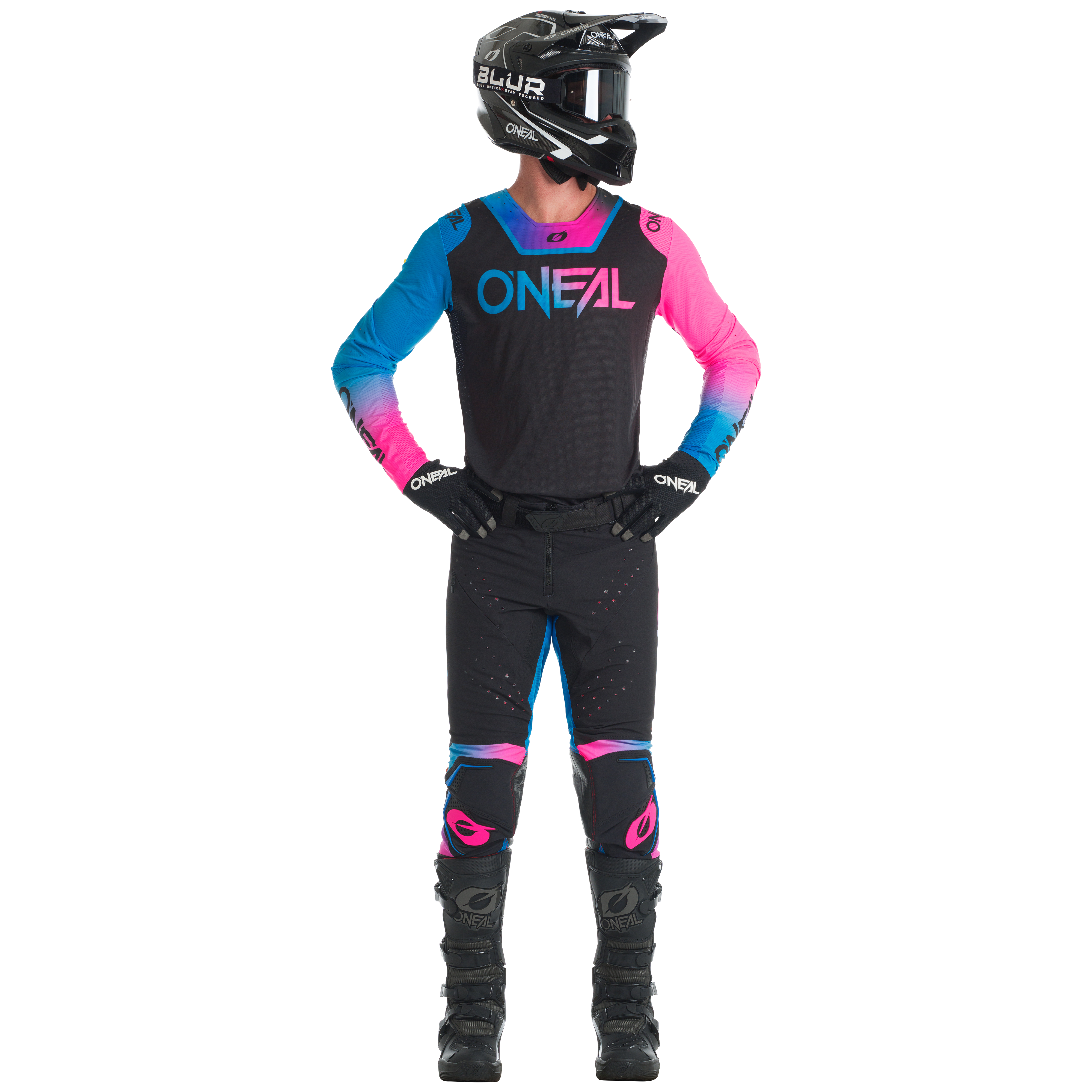 O'Neal Prodigy Jersey Black/Neon Pink