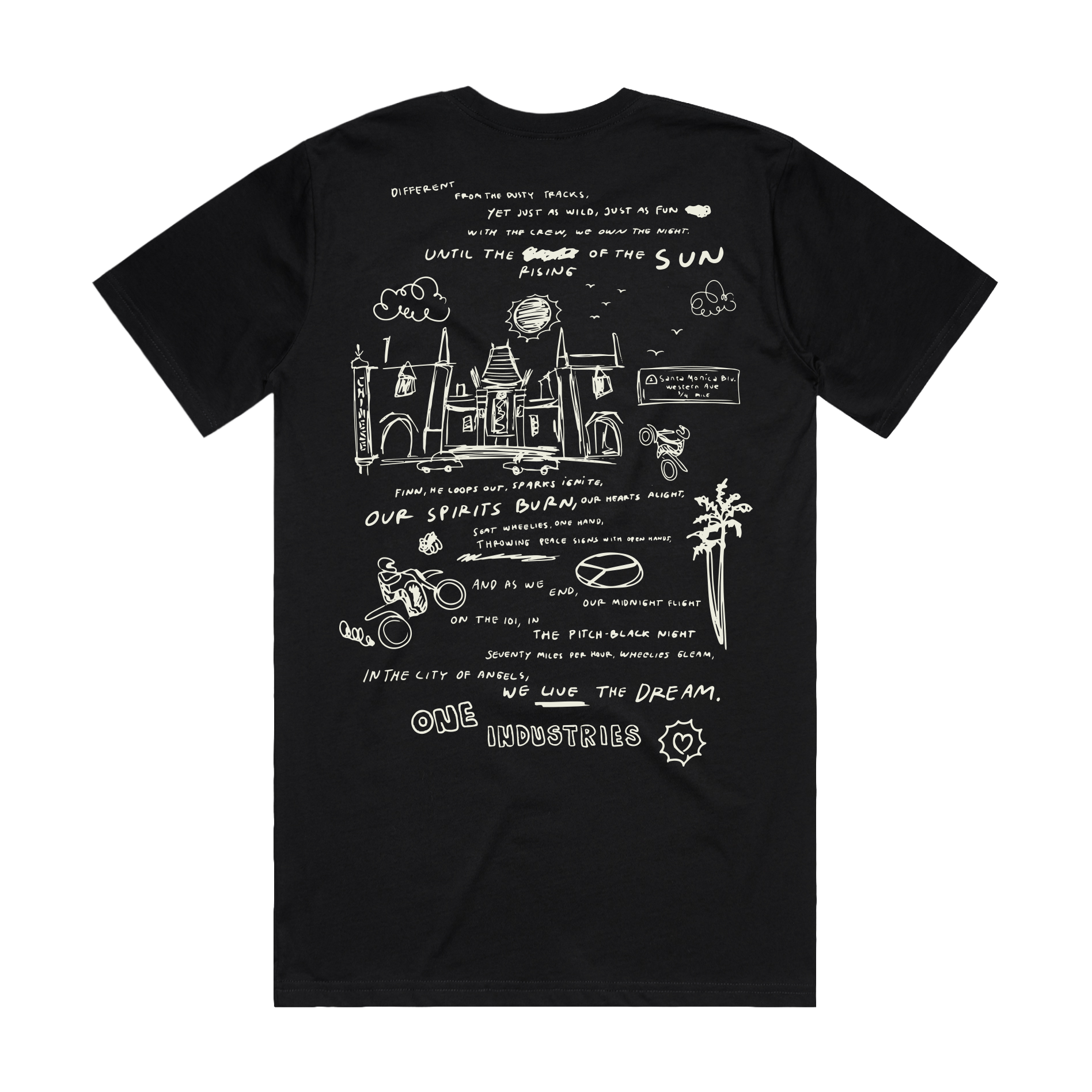 One Industries CITY OF ANGELS - BLACK