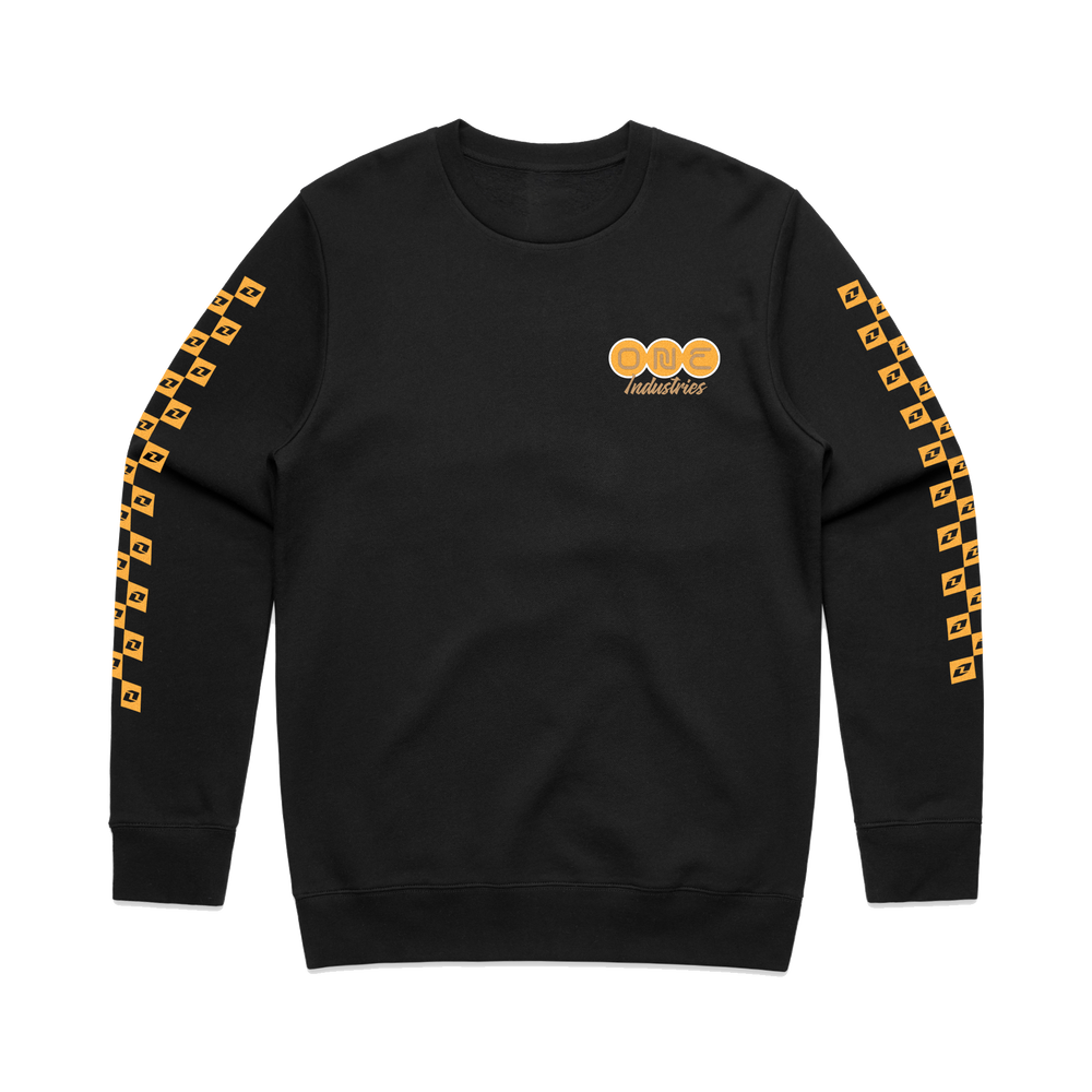 One Industries COMPILATION - BLACK CREW NECK
