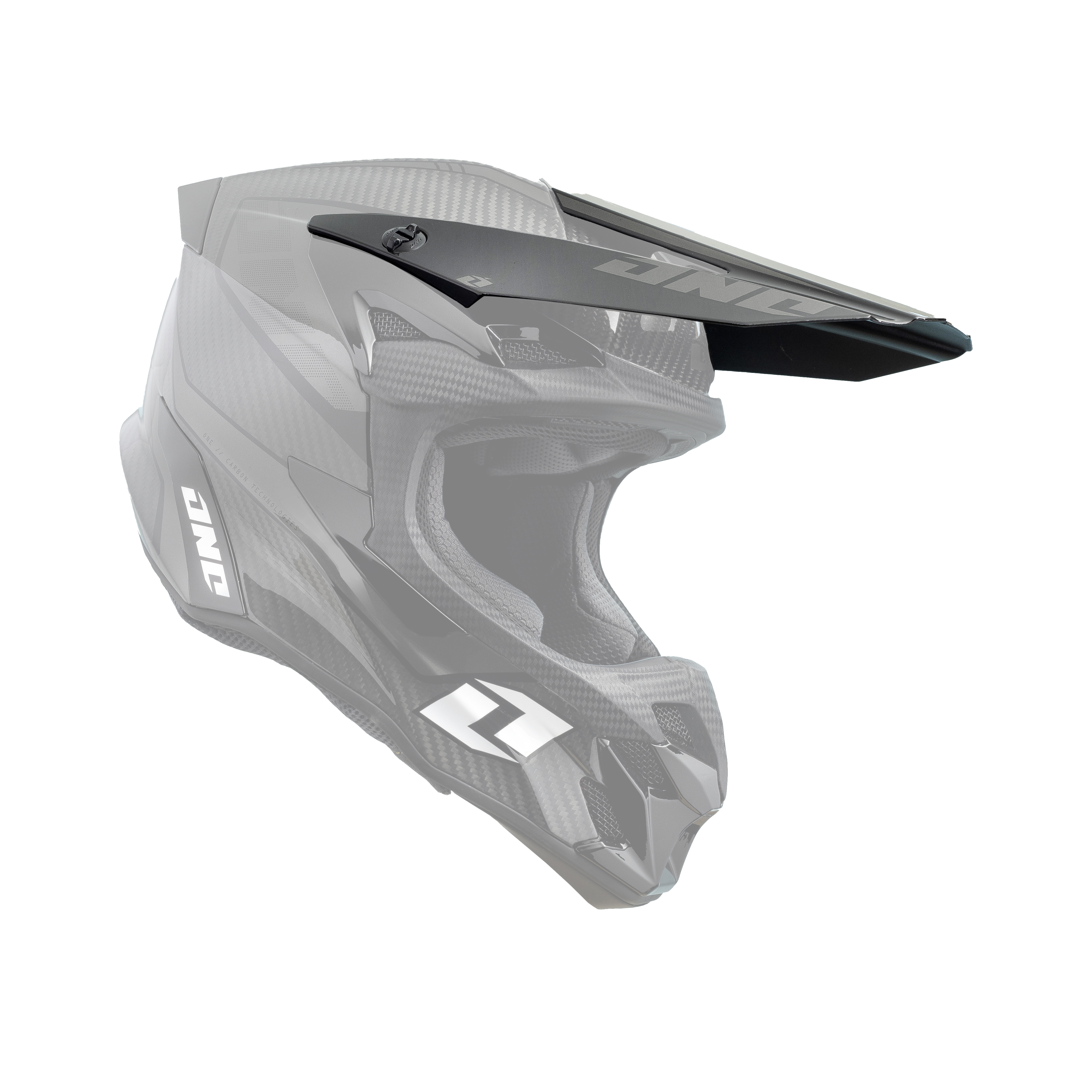 One Industries REPLACEMENT X-197 VISOR CARBON WHITE SCORCH