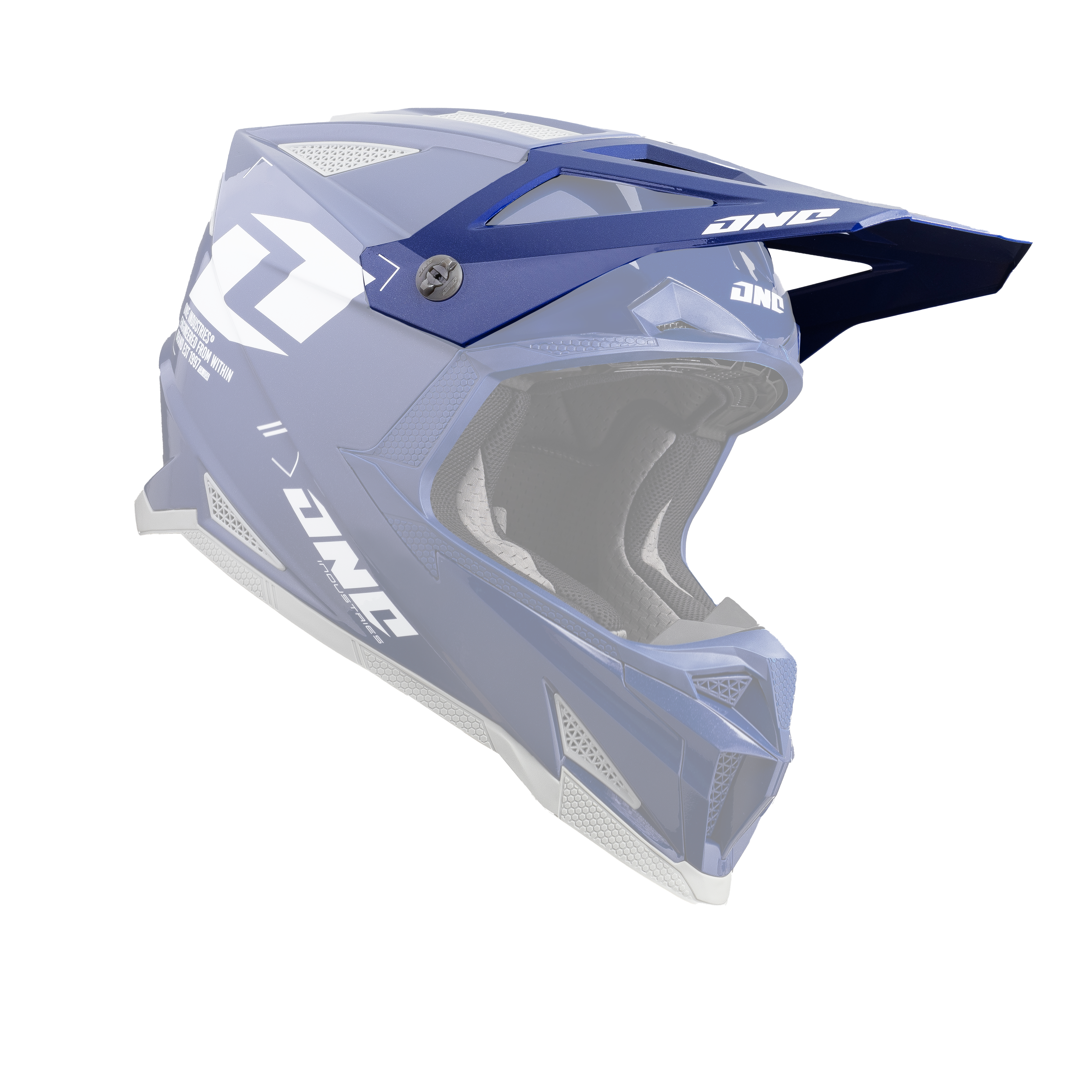 One Industries REPLACEMENT X-297 VISOR FOCUS ELECTRIC BLUE