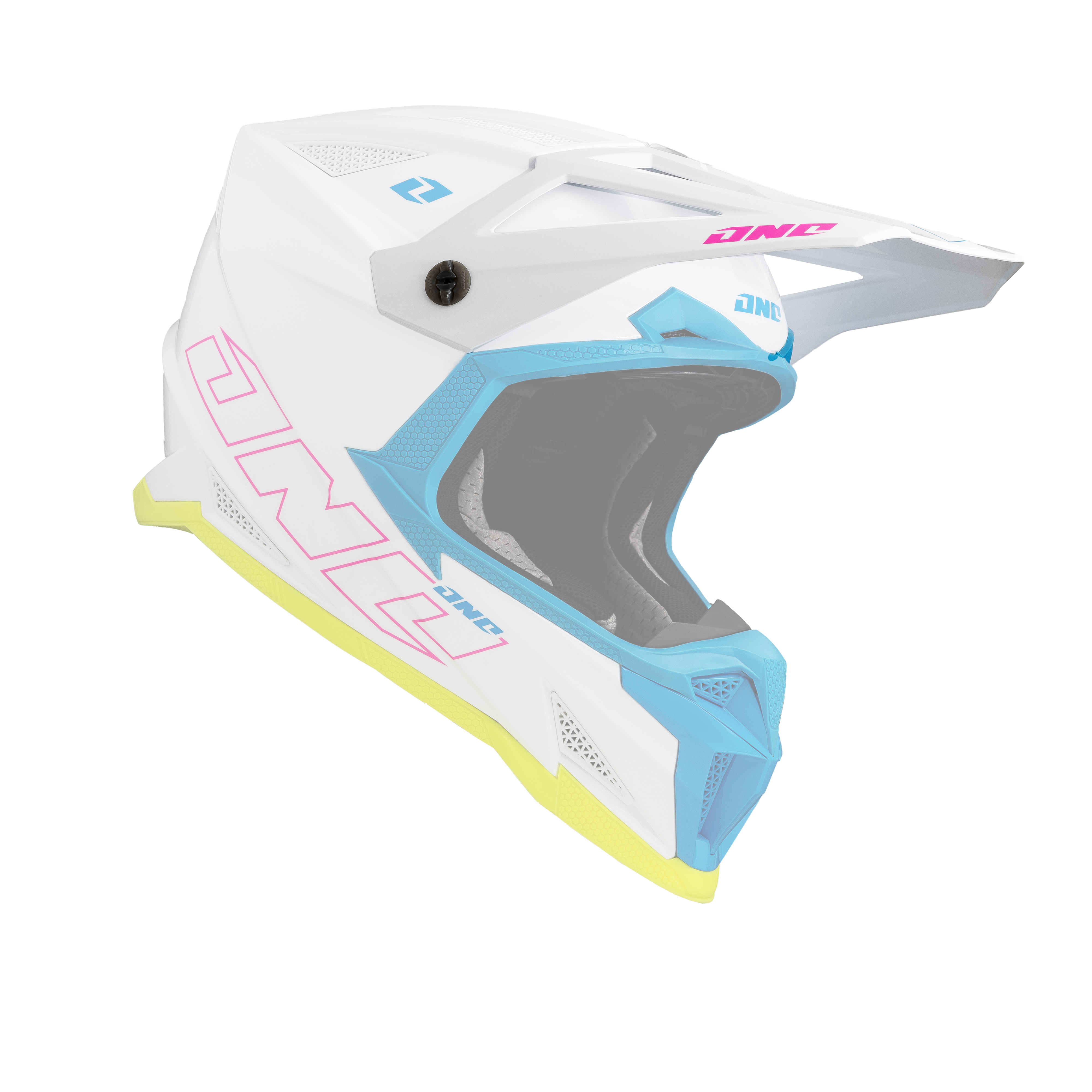 One Industries REPLACEMENT X-297 VISOR HORIZON MIAMI WHITE