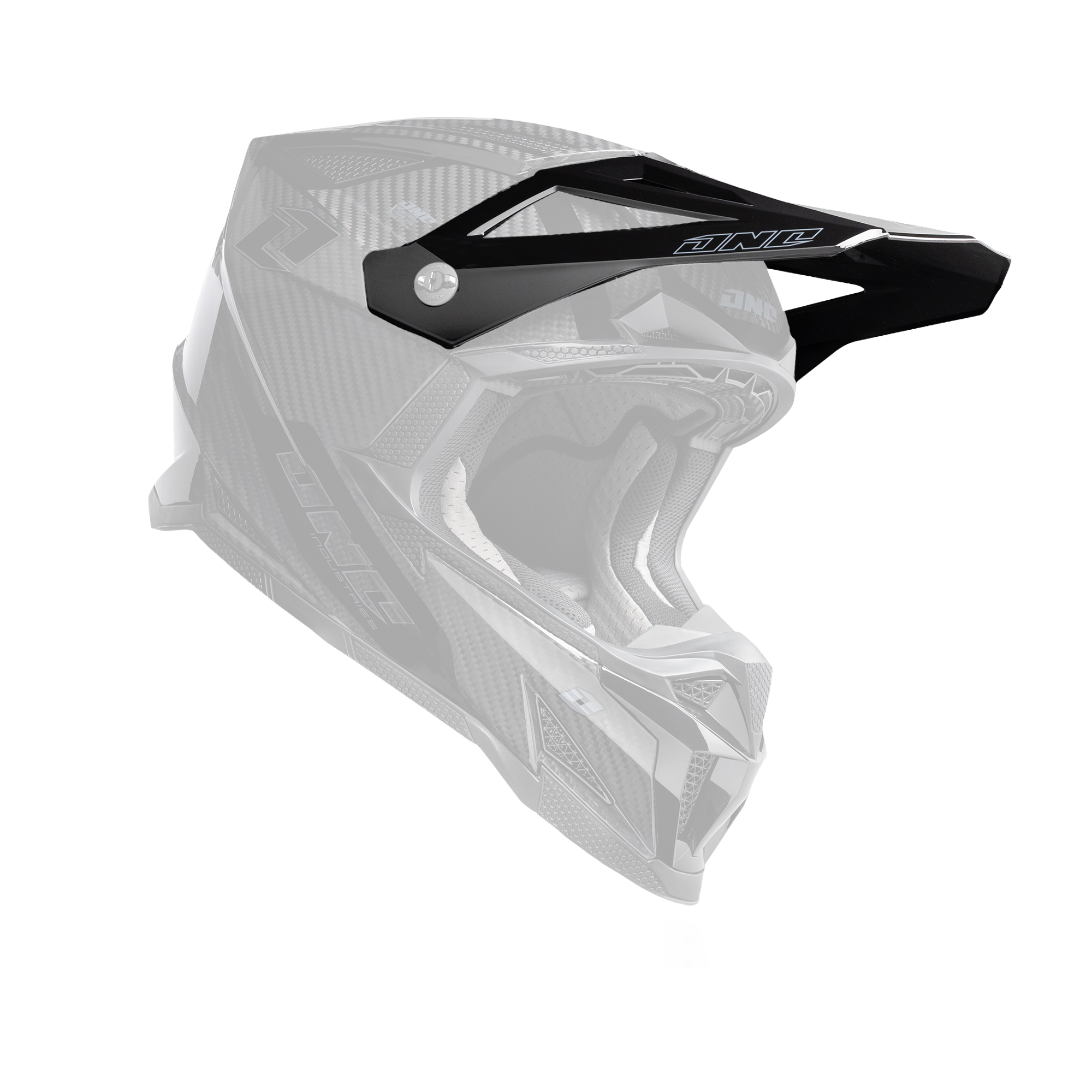 One Industries REPLACEMENT X-297 VISOR CARBON