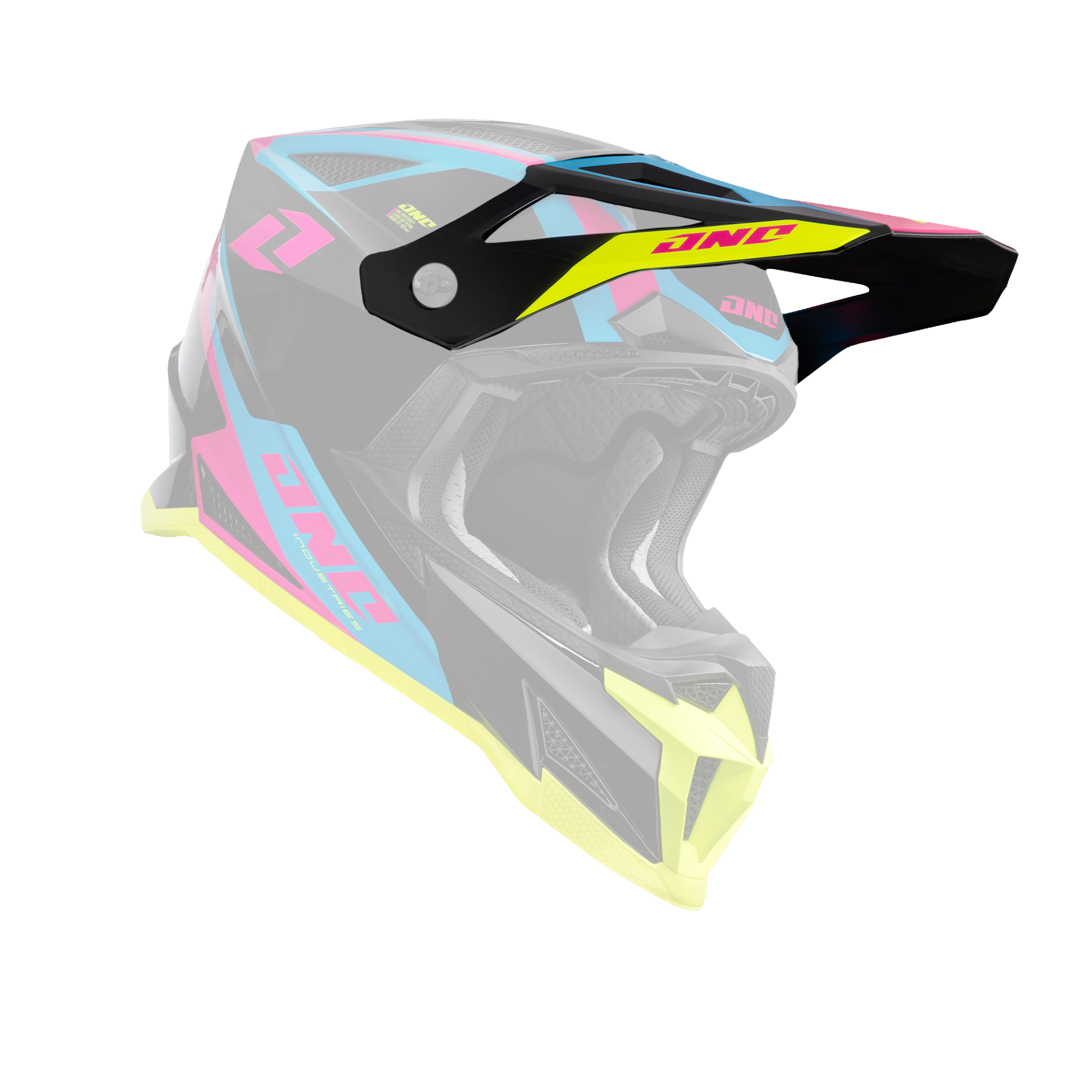 One Industries REPLACEMENT X-297 VISOR TAZER NEON