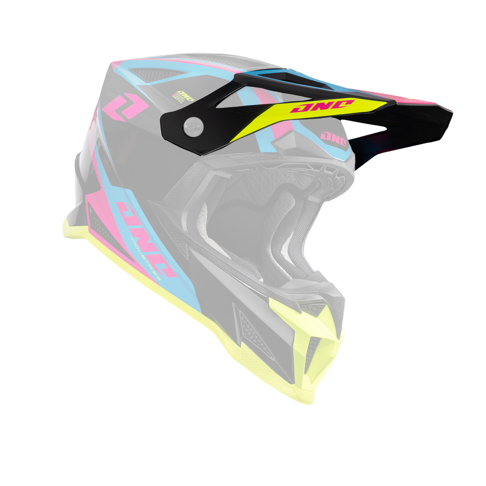 One Industries REPLACEMENT X-297 VISOR TAZER NEON