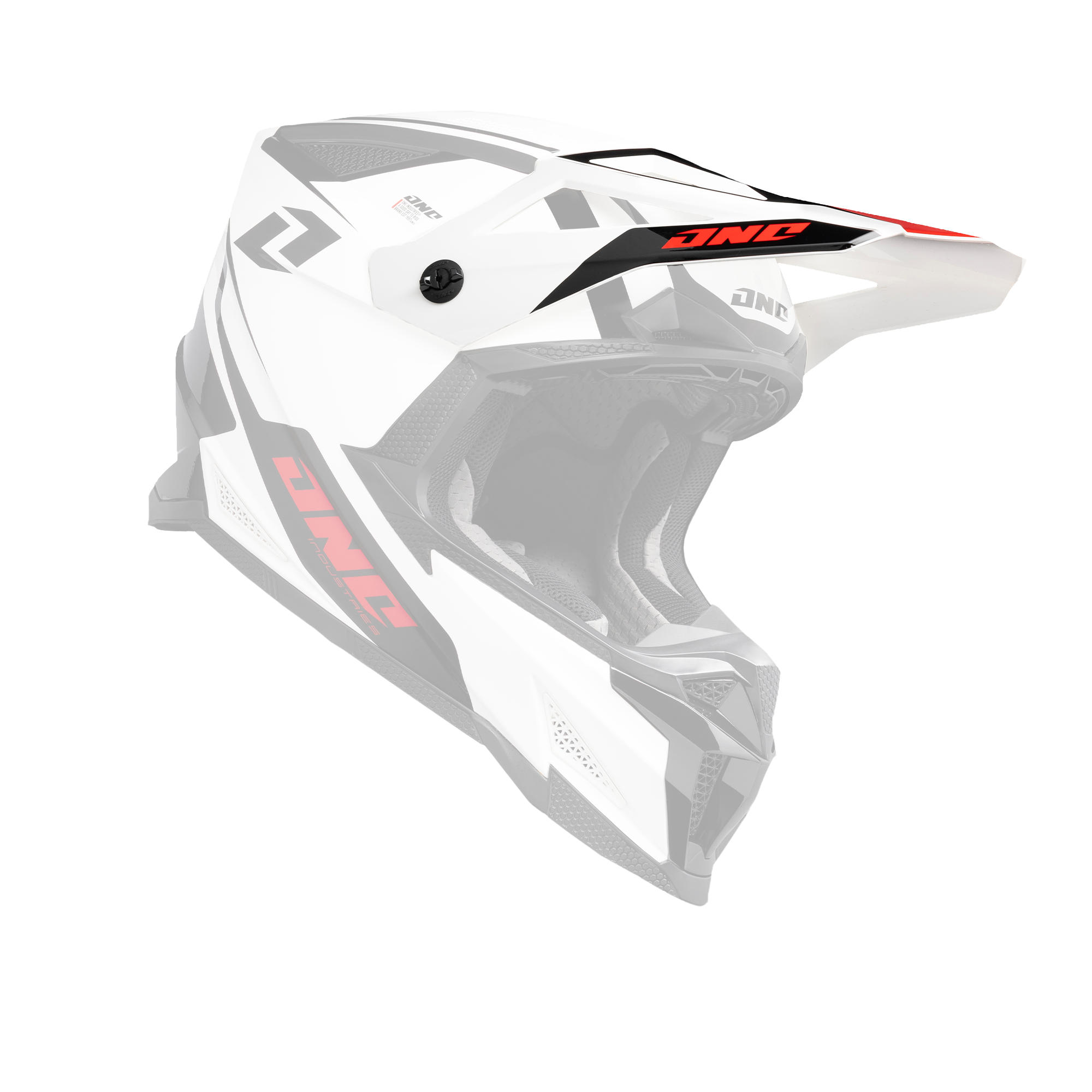 One Industries REPLACEMENT X-297 VISOR TAZER RED