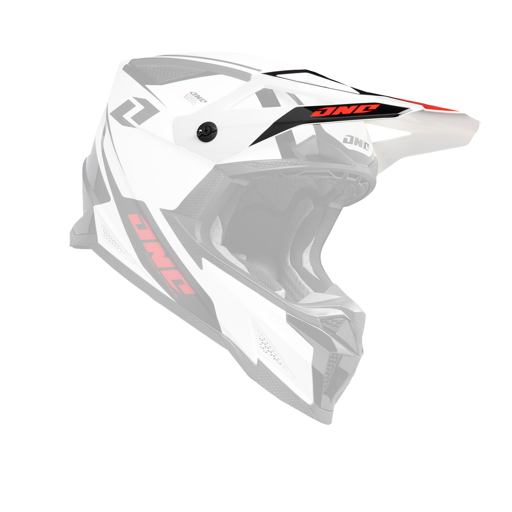 One Industries REPLACEMENT X-297 VISOR TAZER RED