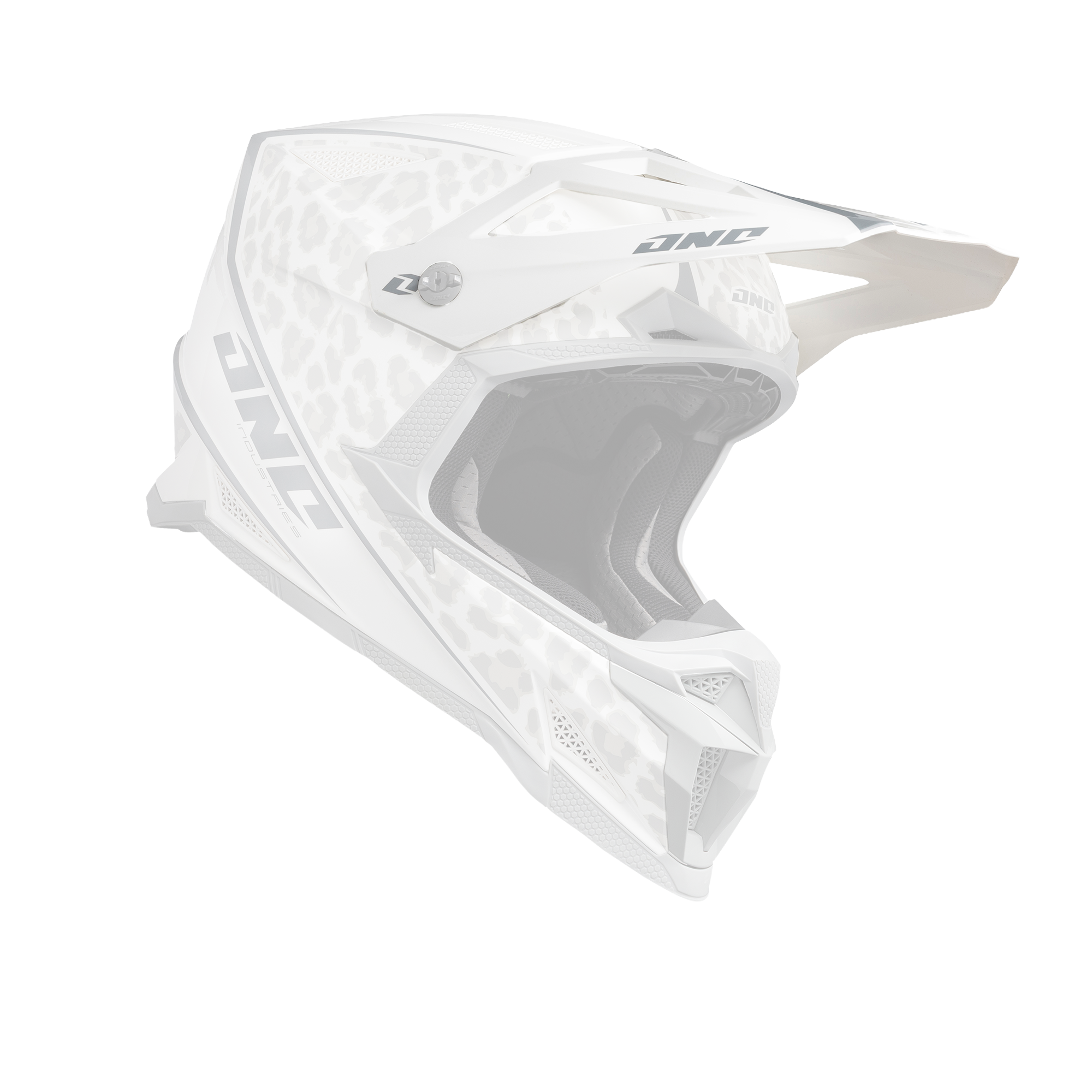 One Industries REPLACEMENT X-297 VISOR SNOW LEOPARD