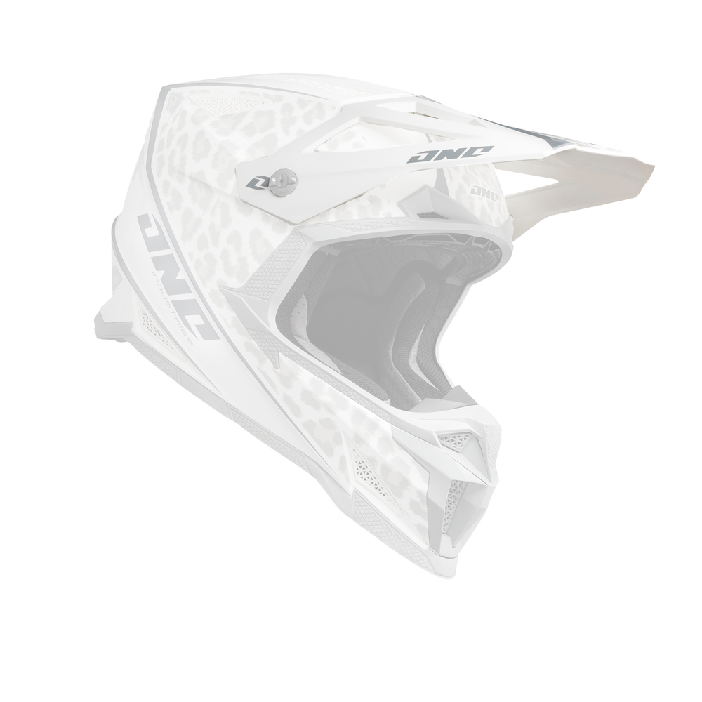 One Industries REPLACEMENT X-297 VISOR SNOW LEOPARD