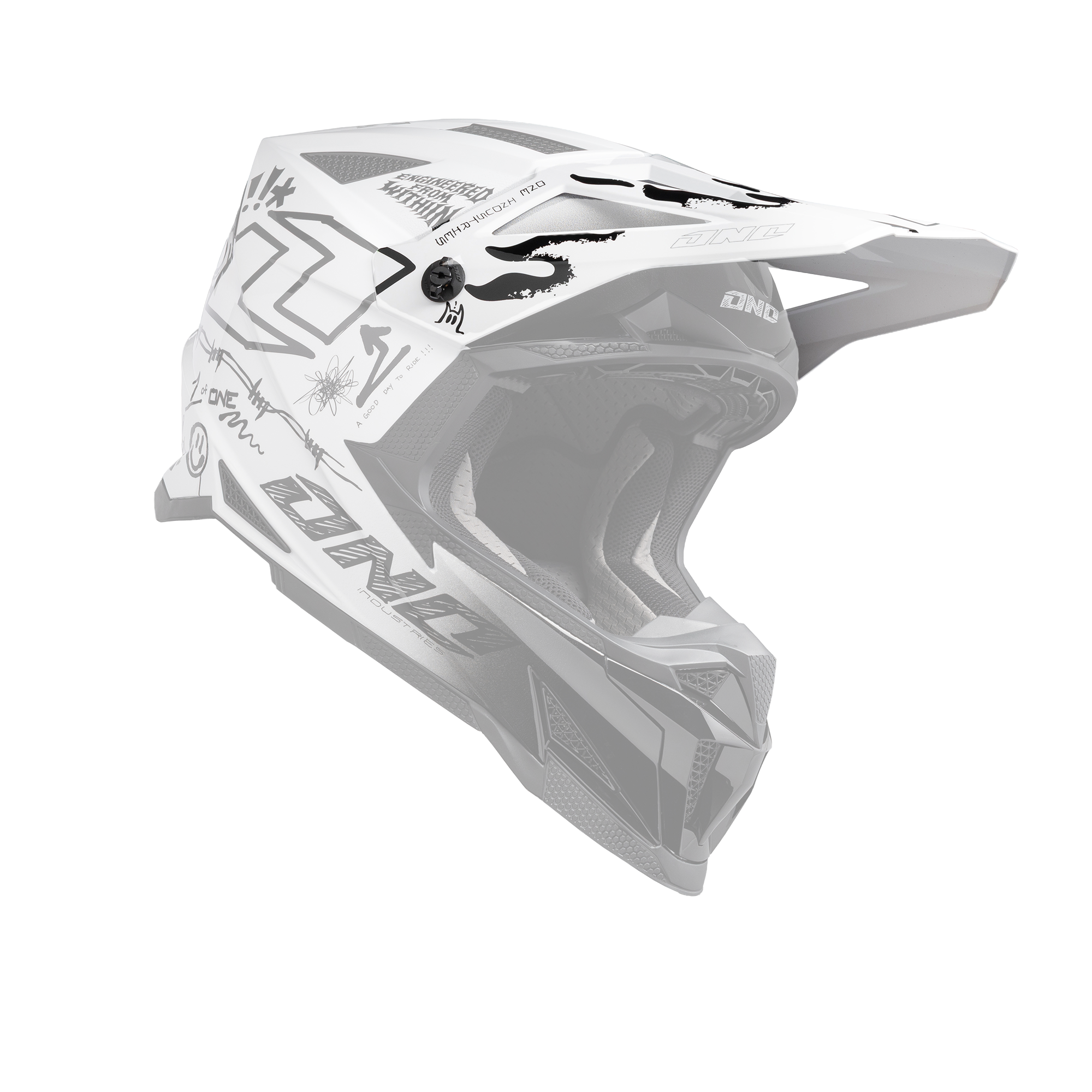 One Industries REPLACEMENT X-297 VISOR TATTED