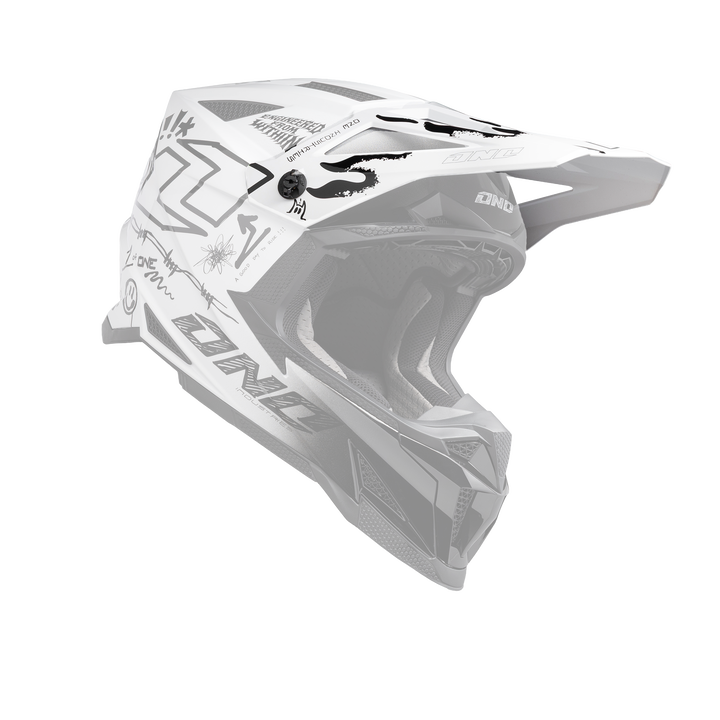 REPLACEMENT X-297 VISOR TATTED
