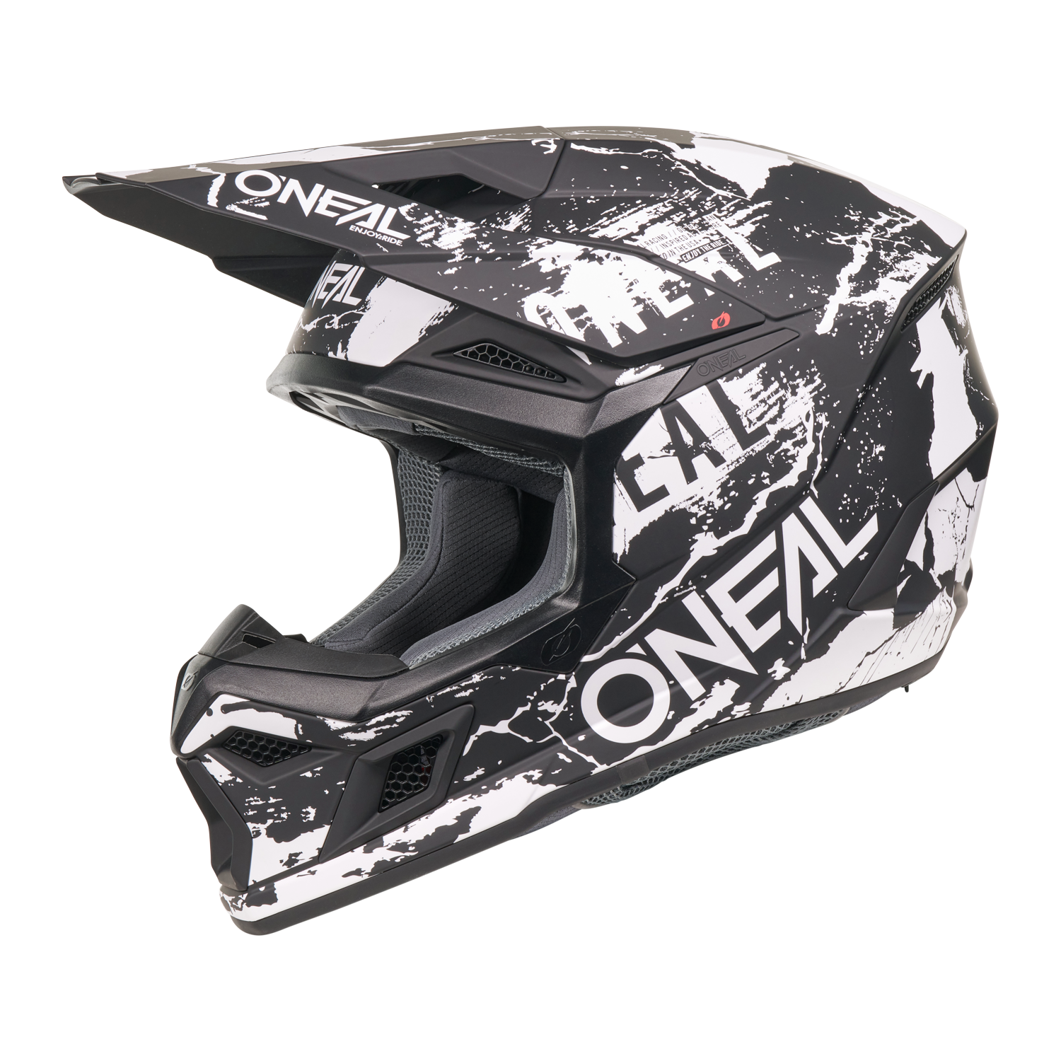O'Neal 3 SRS Acid Helmet Black/White