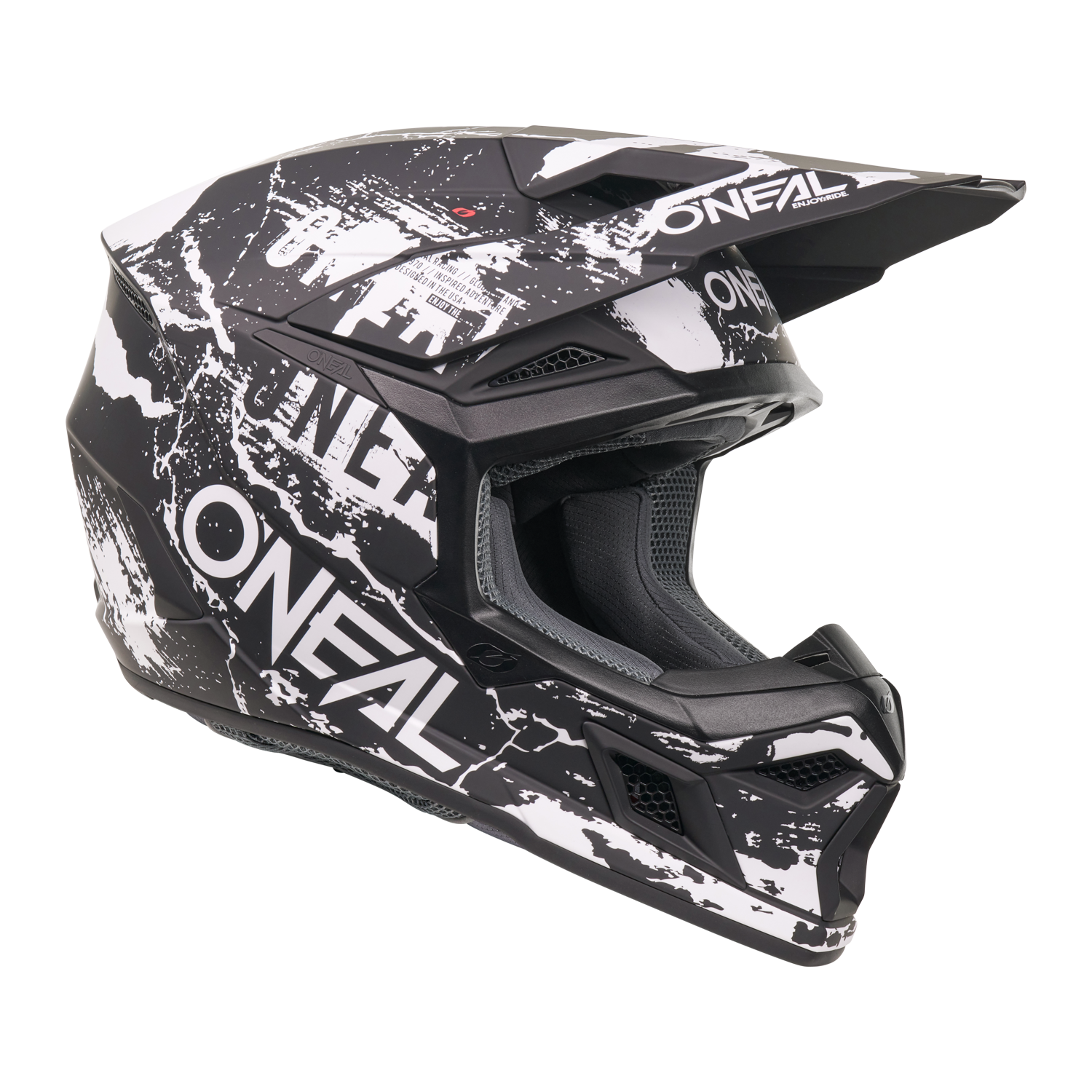 O'Neal 3 SRS Acid Helmet Black/White